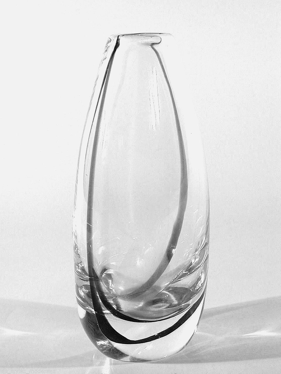 Kosta Boda Crystal Vase Of Kosta Glas Vase A Design Vicke Lindstrand A Signiert A Sweden Art Pertaining to 1 Von 1 Siehe Mehr
