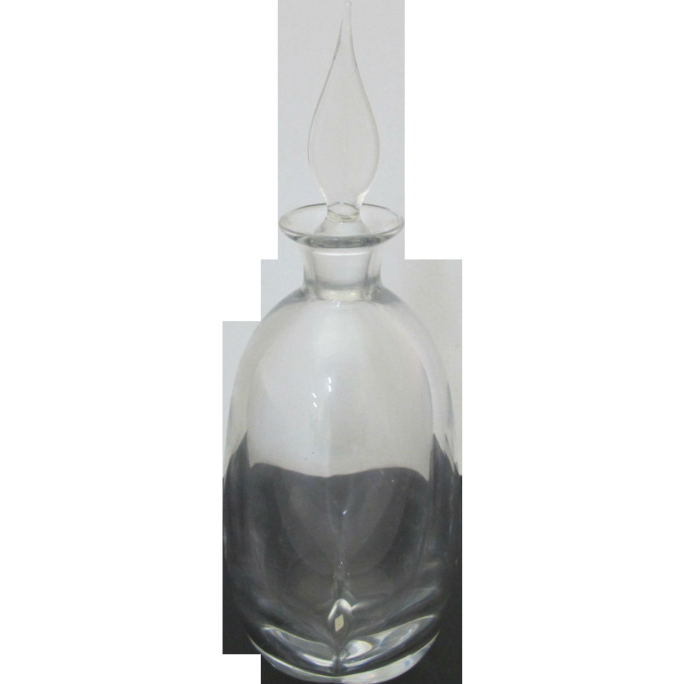 kosta boda crystal vase of vintage kosta boda clear crystal bottle bubbly decanter with leaf for vintage kosta boda clear crystal bottle bubbly decanter with leaf stopper
