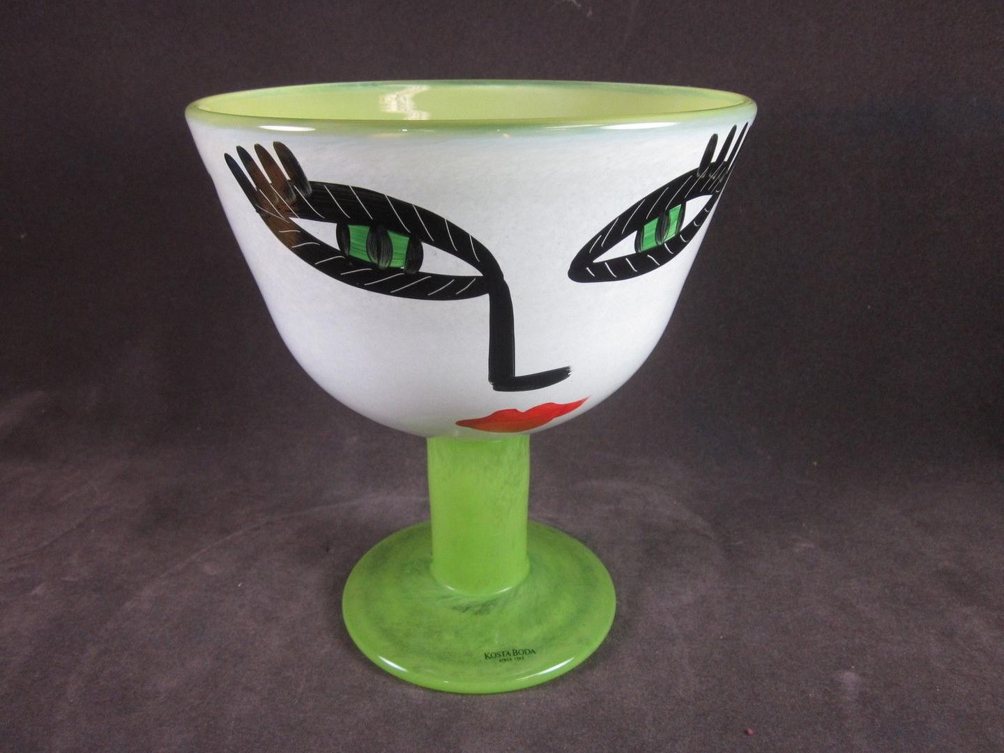 11 Unique Kosta Boda Face Vase 2024 free download kosta boda face vase of kosta boda open minds footed bowl with ladies face ulrica hydman within previous