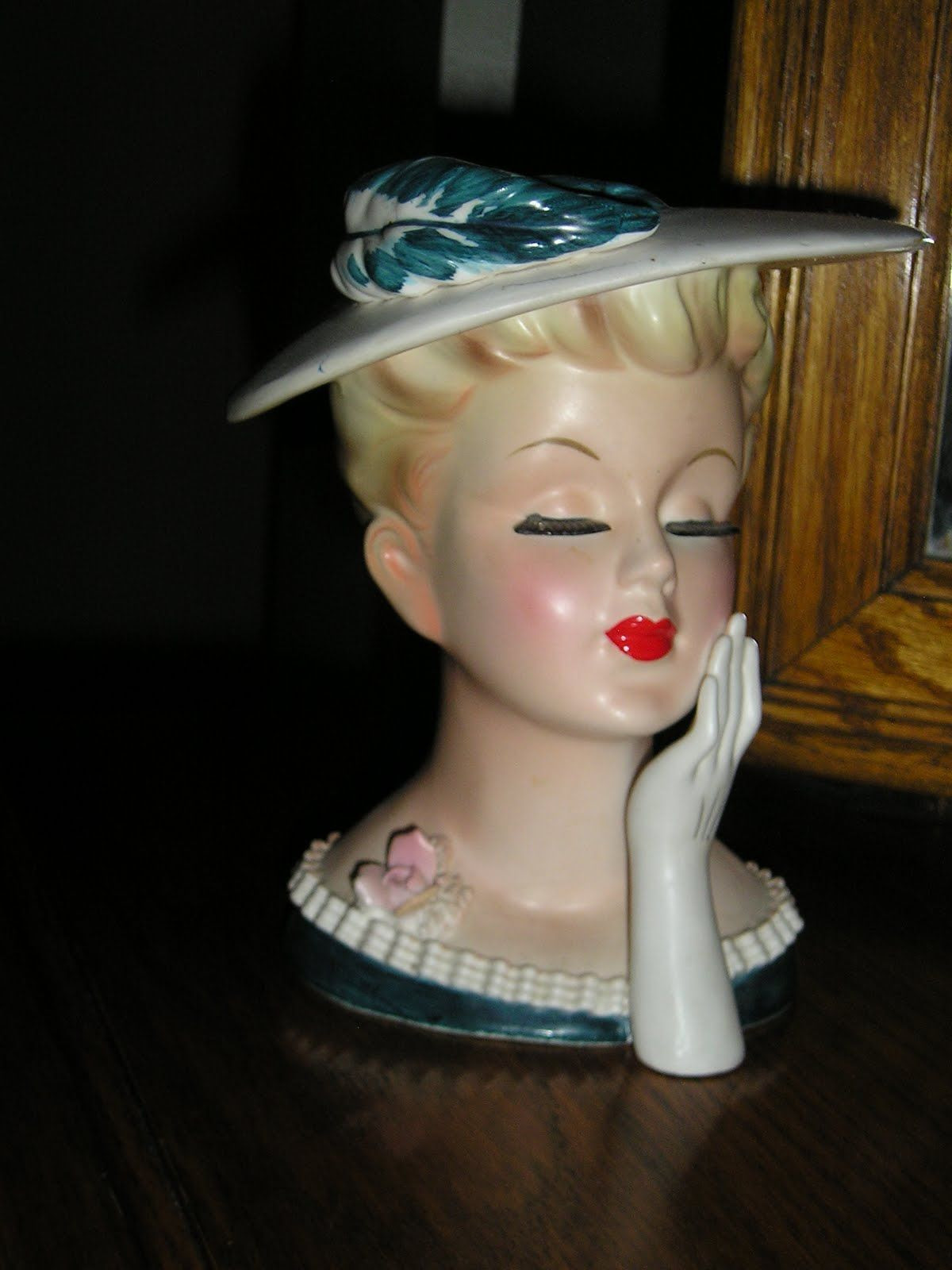 lady head vase collection of she collects vintage head vases for elizabeth pinterest pertaining to she collects vintage head vases