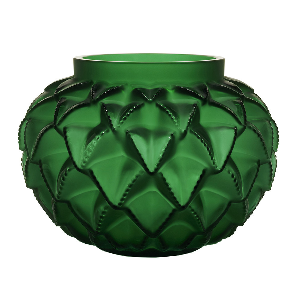 lalique bacchantes extra large vase of buy lalique languedoc vase green amara throughout languedoc vase green medium 781269