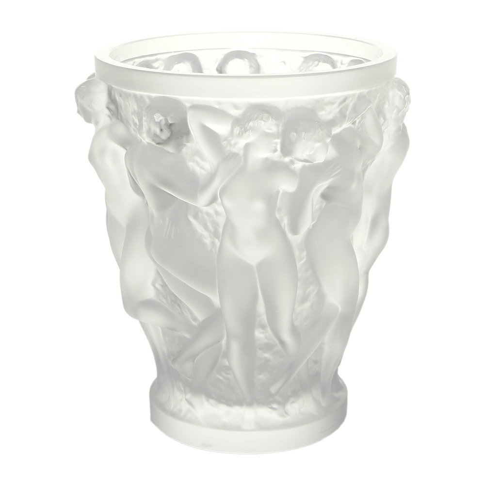 lalique bacchantes vase amber of buy lalique bacchantes crystal vase clear amara intended for next