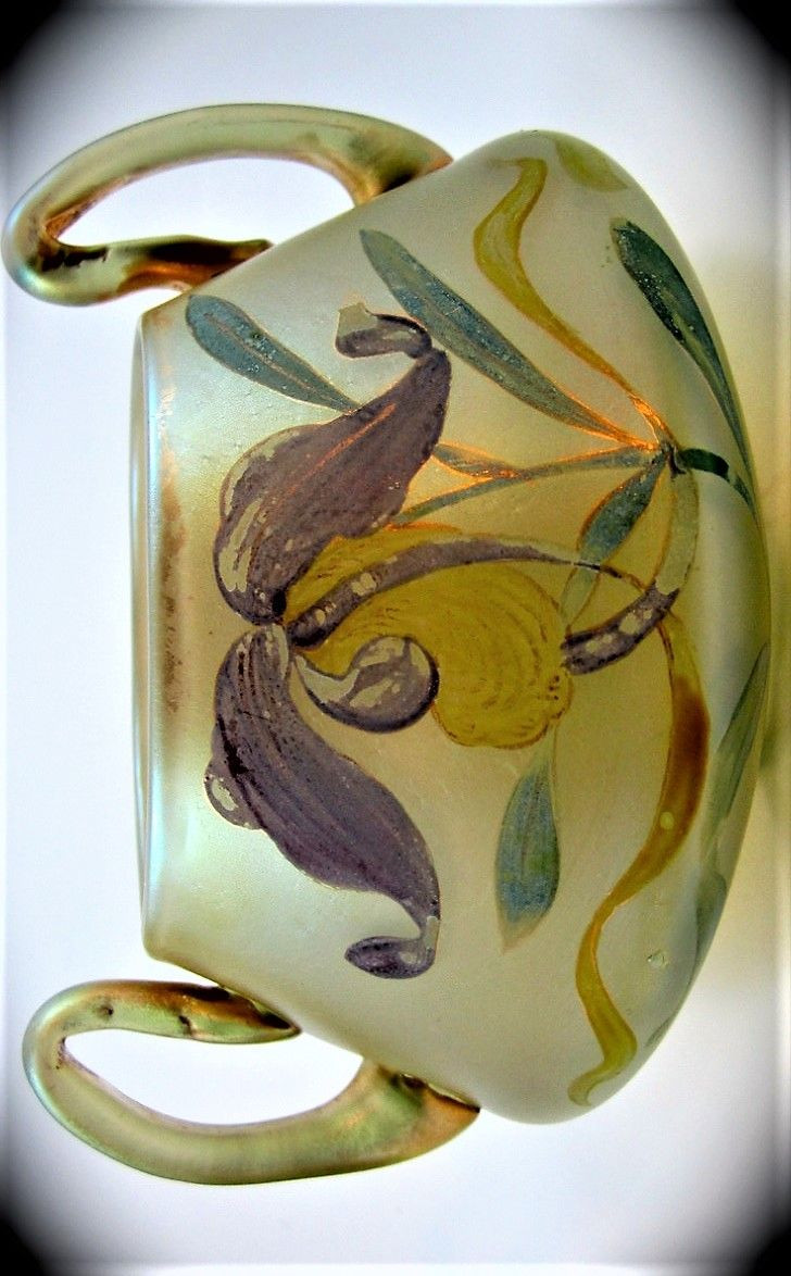 lalique sylvie vase of loetz arcadia 1896 1897 a colorless glass with a pale greenish for loetz arcadia 1896 1897 a colorless glass with a pale greenish tinge and matte iridescence often decorated with gold paint or an ena