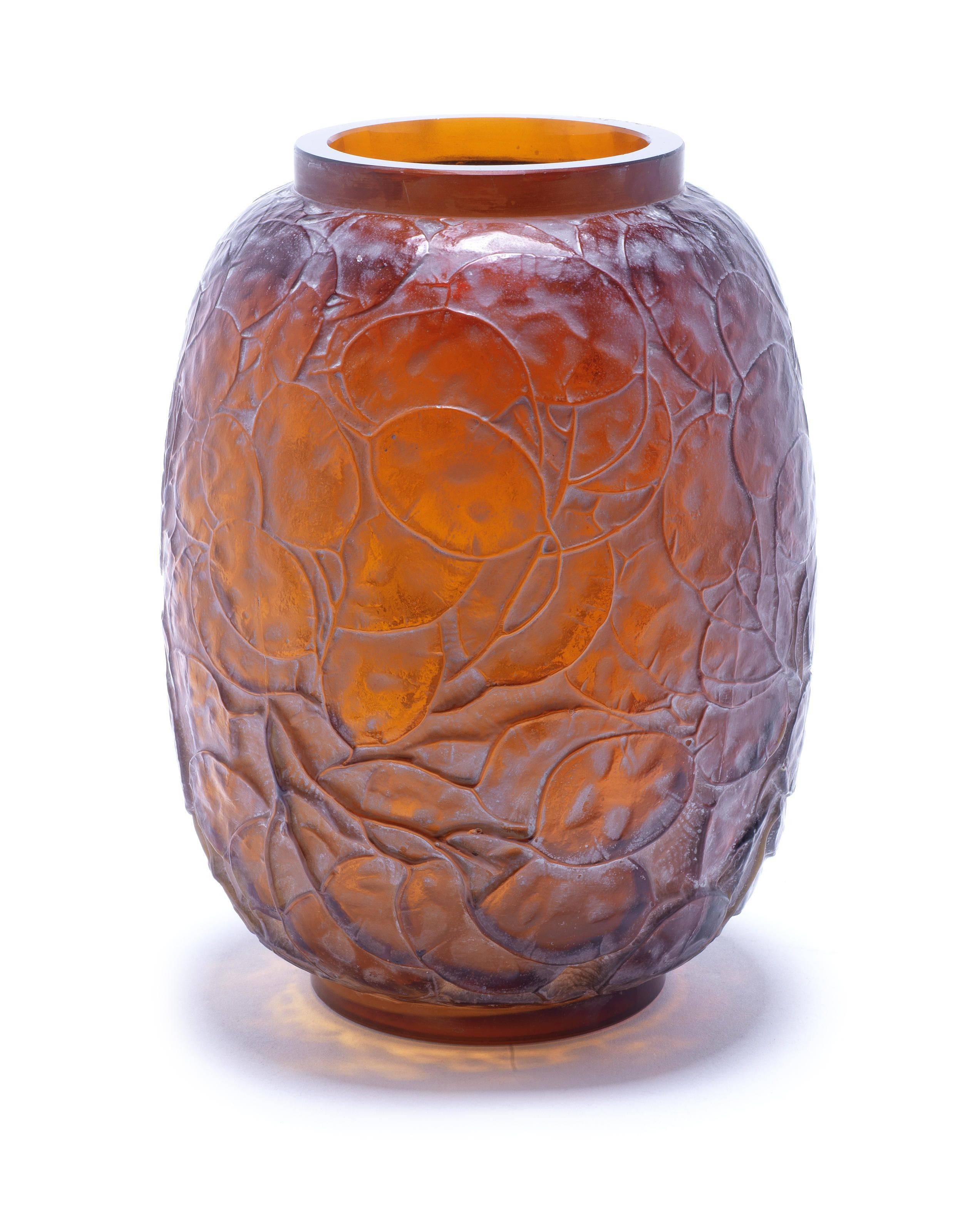 20 Elegant Lalique Vases Images 2024 free download lalique vases images of rena lalique monnaie du pape a vase design 1914 amber glass intended for rena lalique monnaie du pape a vase design 1914 amber glass frosted and heightened with white