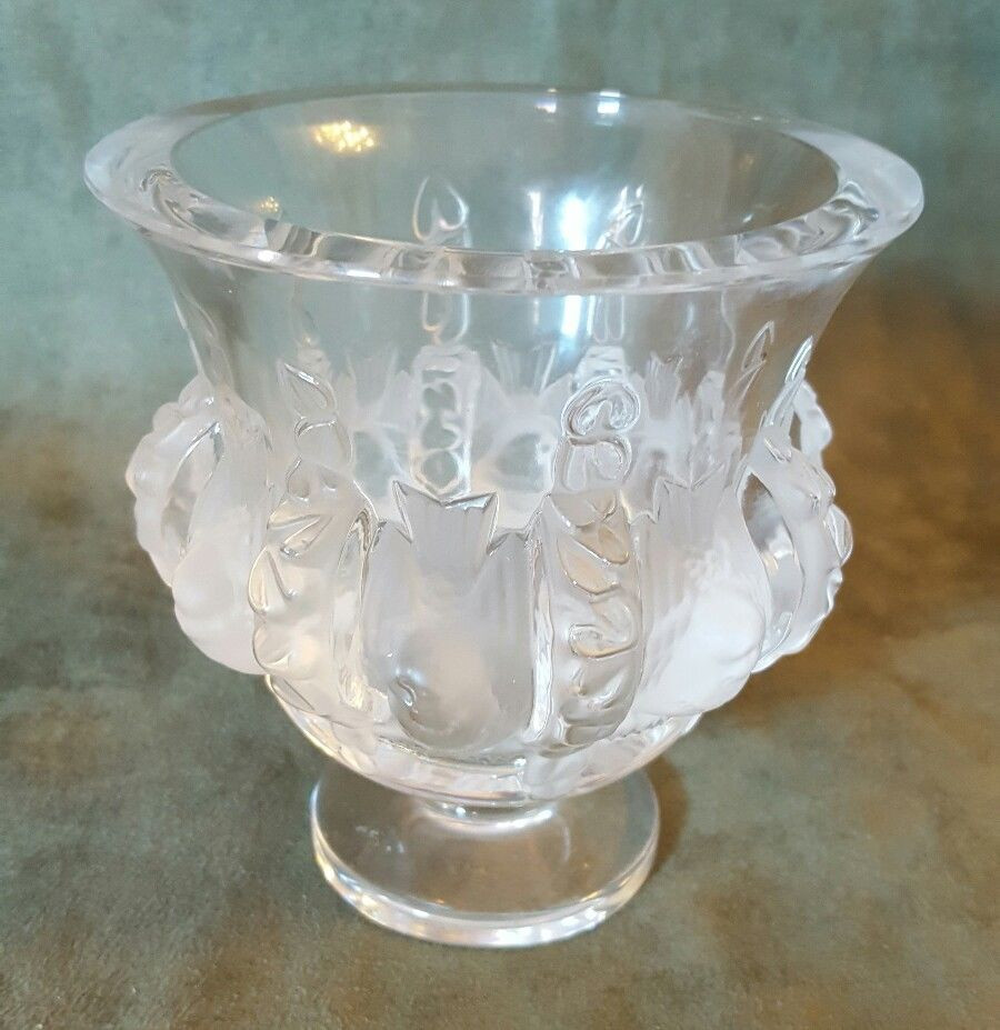 16 Popular Lalique Vases On Ebay 2024 free download lalique vases on ebay of vintage lalique france crystal frosted dampierre birds on vines with regard to vintage lalique france crystal frosted dampierre birds on vines footed bowl vase 1 of 