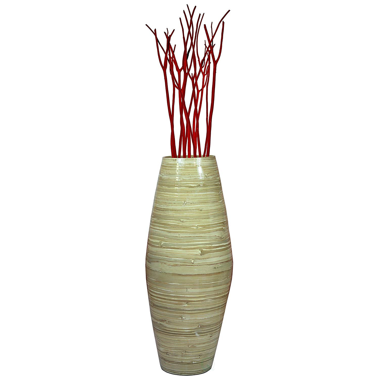 11 Famous Large Bamboo Floor Vases 2024 free download large bamboo floor vases of amazon com uniquewise 27 5 tall bamboo floor vase red home intended for amazon com uniquewise 27 5 tall bamboo floor vase red home kitchen