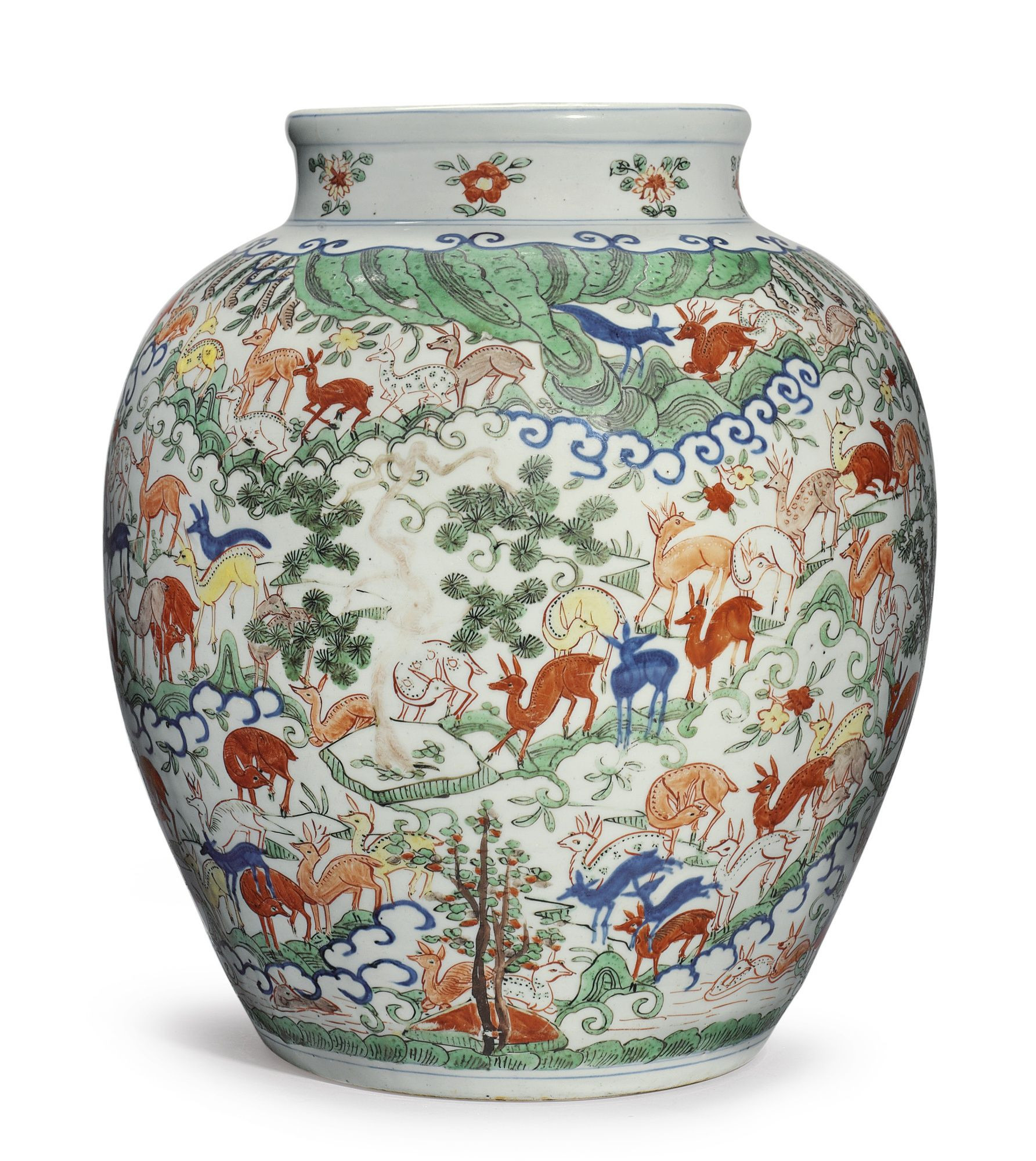 28 Fashionable Large Chinese Vase 2022 free download large chinese vase of a large and important wucai hundred deer vase wanli mark and within a large and important wucai hundred deer vase wanli mark and period 1573 1619