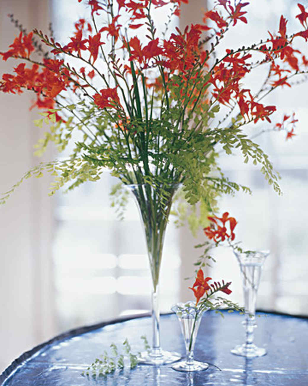 large glass fish vase of marthas flower arranging secrets martha stewart in lesson 3