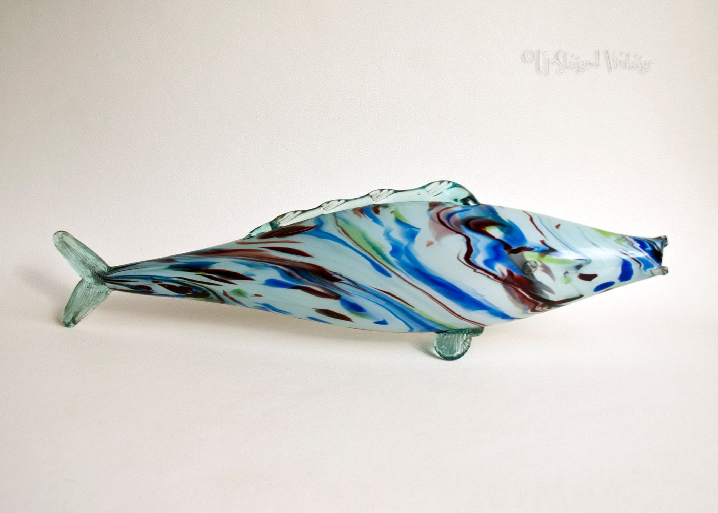 25 Best Large Glass Fish Vase 2024 free download large glass fish vase of vintage retro 1960s 70s fish large blue murano style art glass from intended for vintage retro 1960s 70s fish large blue murano style art glass from upstagedvintage 