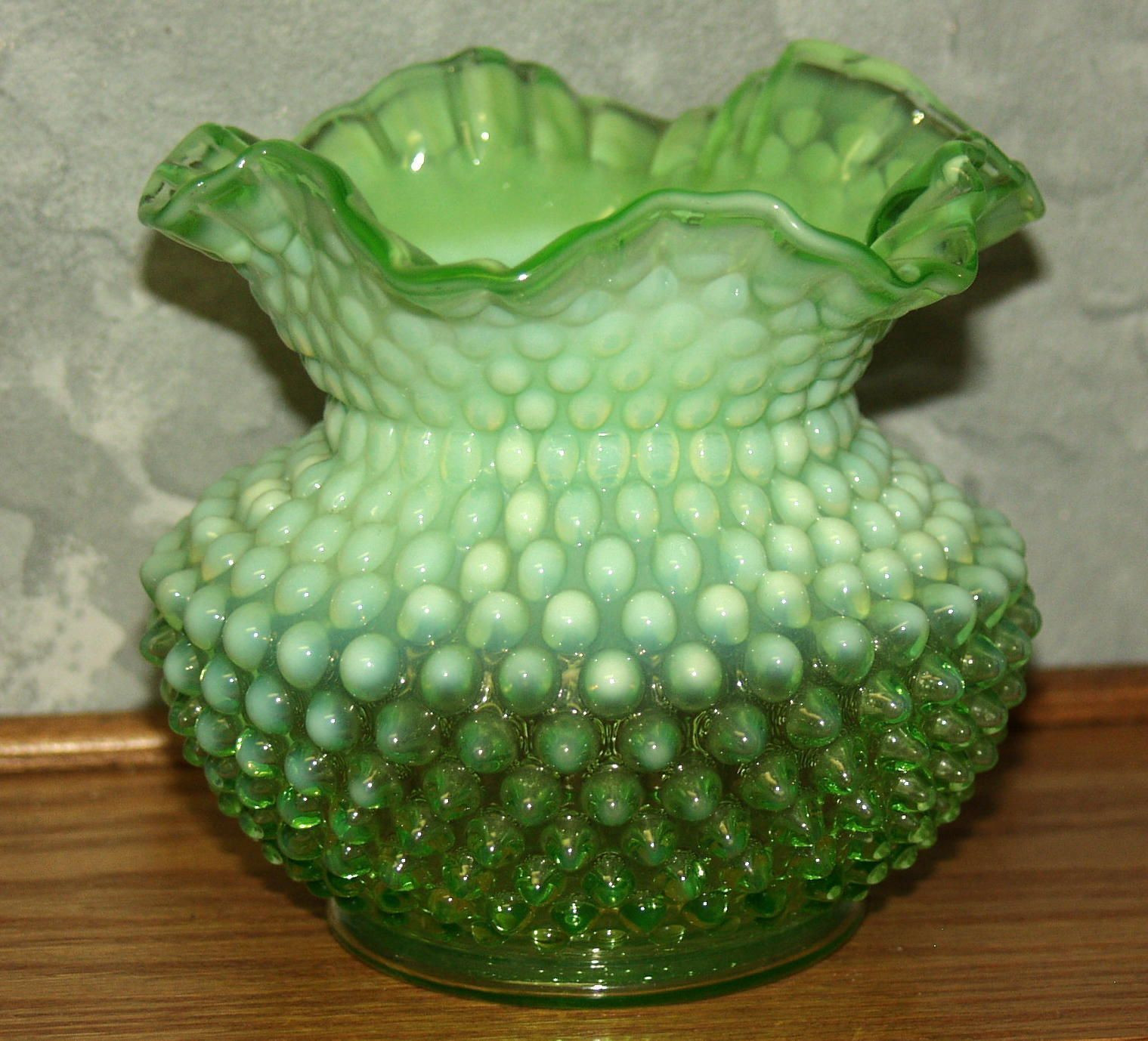 large glass urn vase of 35 antique green glass vases the weekly world regarding big vintage 50 sfenton glass lime opalescenthobnail rose bowl