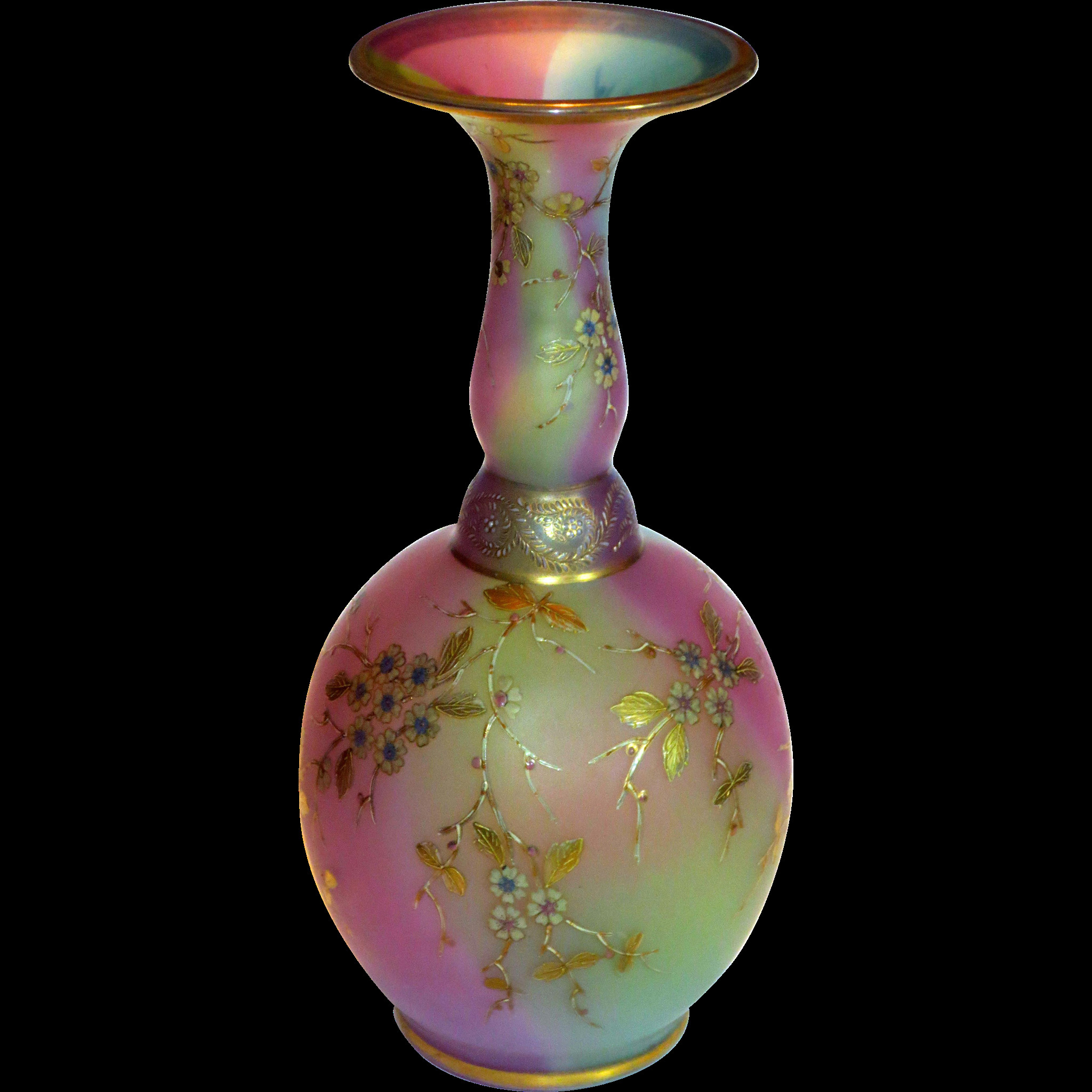 12 Wonderful Large Heavy Glass Vase 2024 free download large heavy glass vase of superb large loetz rainbow satin glass vase w enameled florals with regard to superb large loetz rainbow satin glass vase w enameled florals