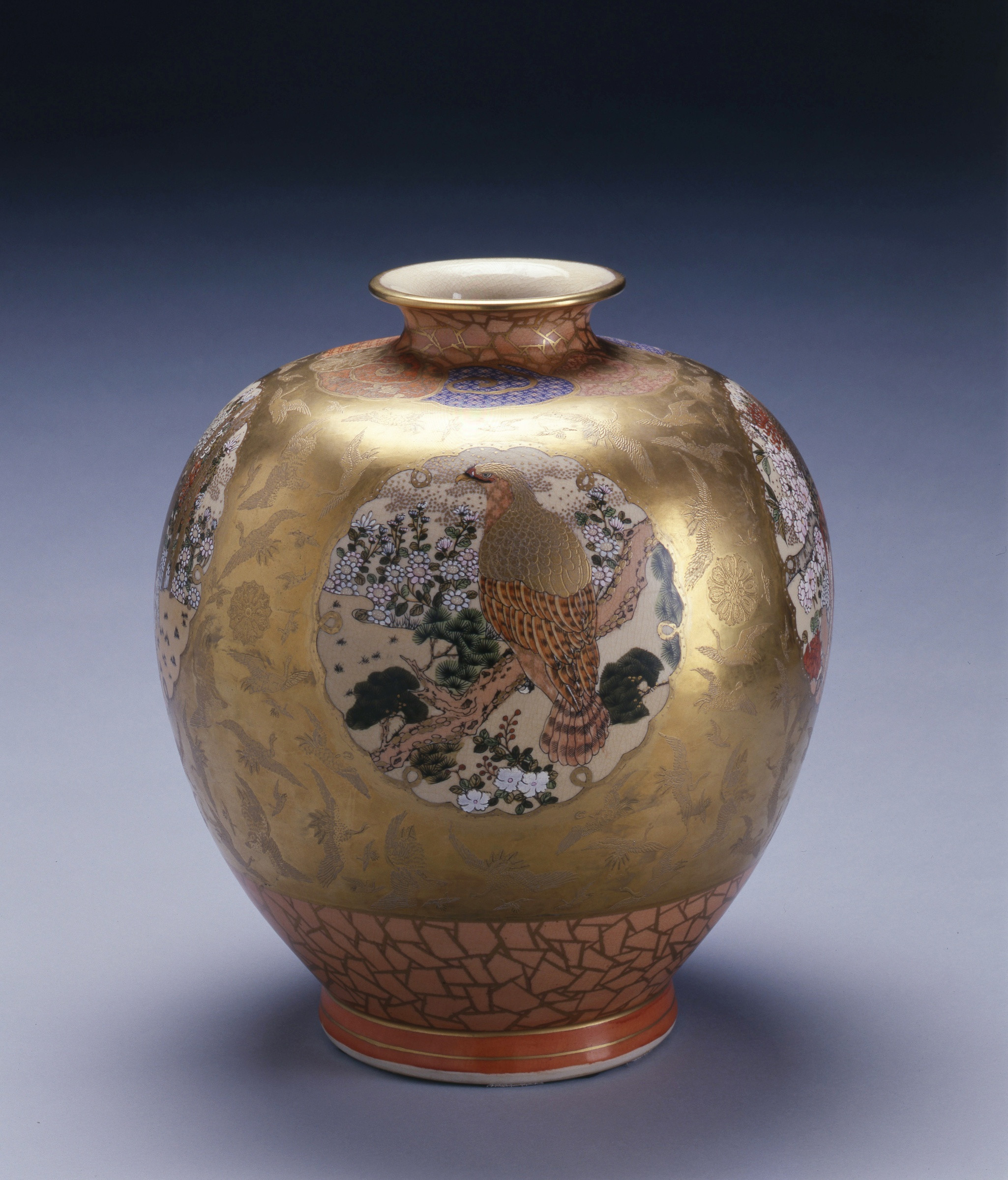 large ornate vases of satsuma a set of three satsuma pieces japan date circa 1880 1910 regarding a set of three satsuma pieces