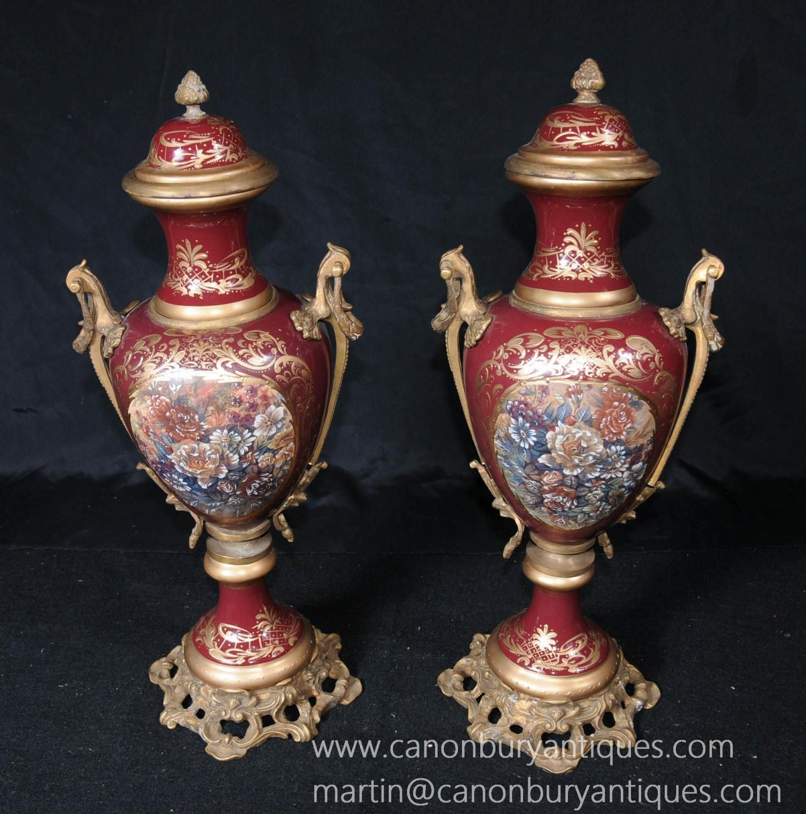 large urn vase of pair german meissen porcelain romantic vases urns antique porc in pair german meissen porcelain romantic vases urns