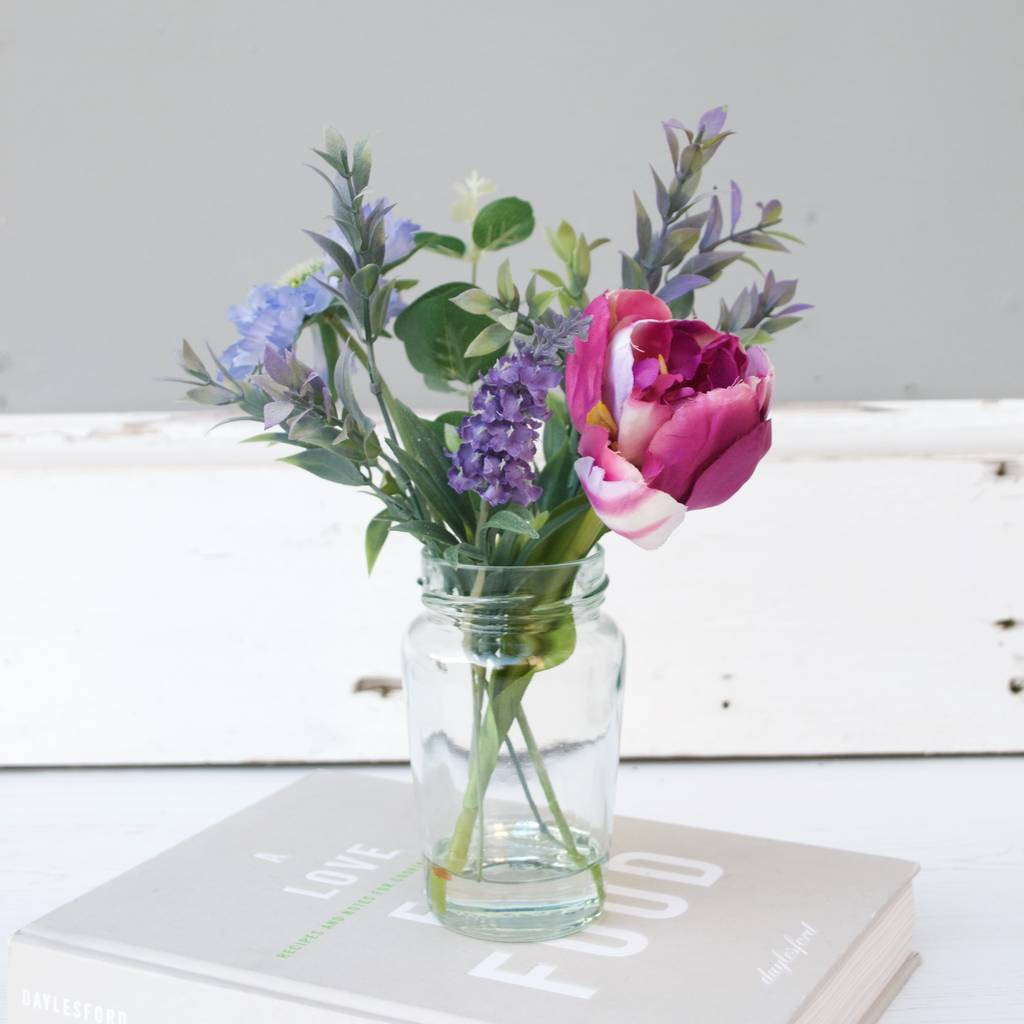 28 Fantastic Lavender Glass Vase 2024 free download lavender glass vase of faux tulip and lavender bouquet by abigail bryans designs pertaining to faux tulip and lavender bouquet