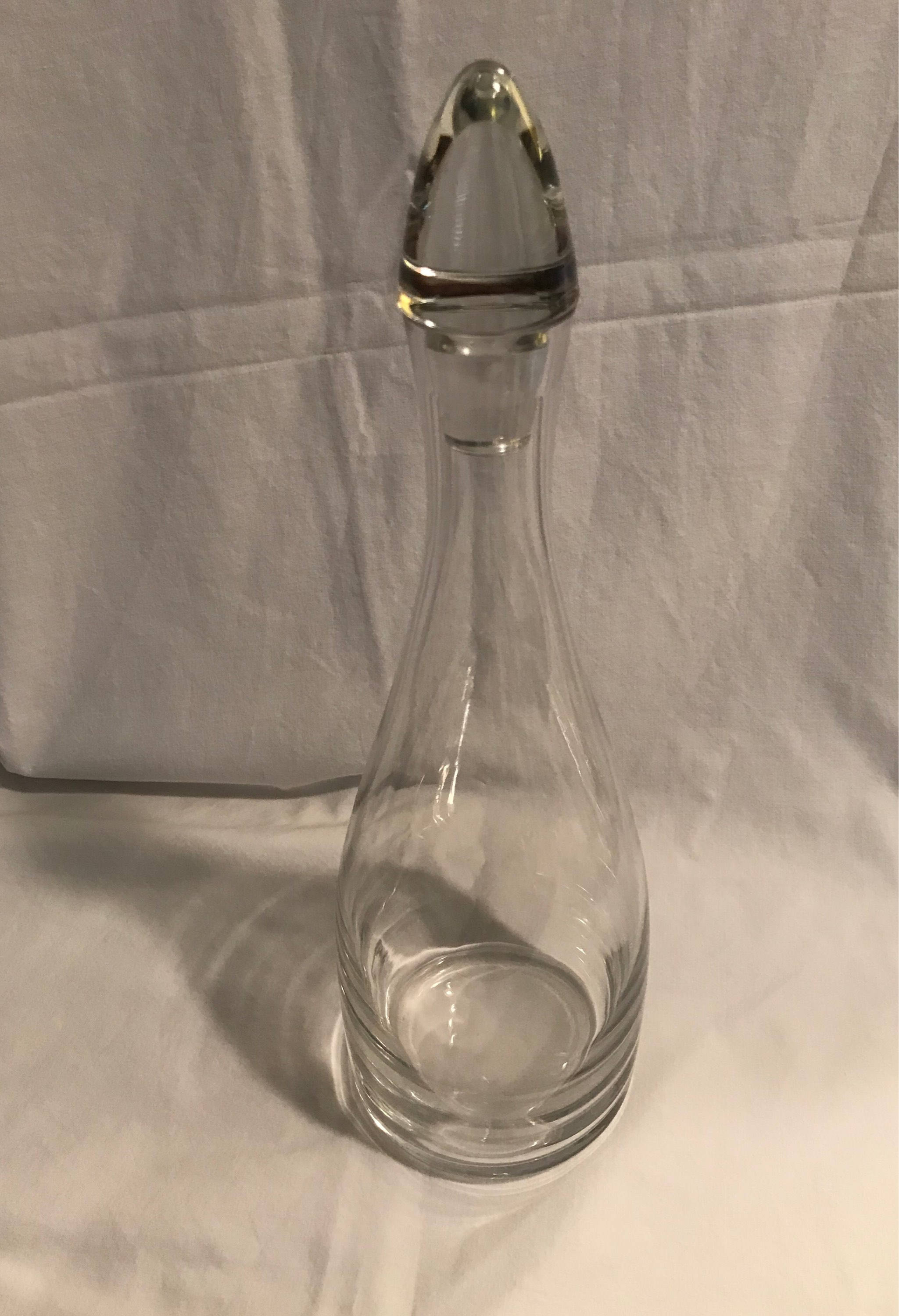 lenox clear glass vase of vintage lenox crystal decanter cruet carafe ewer glass water for dzoom