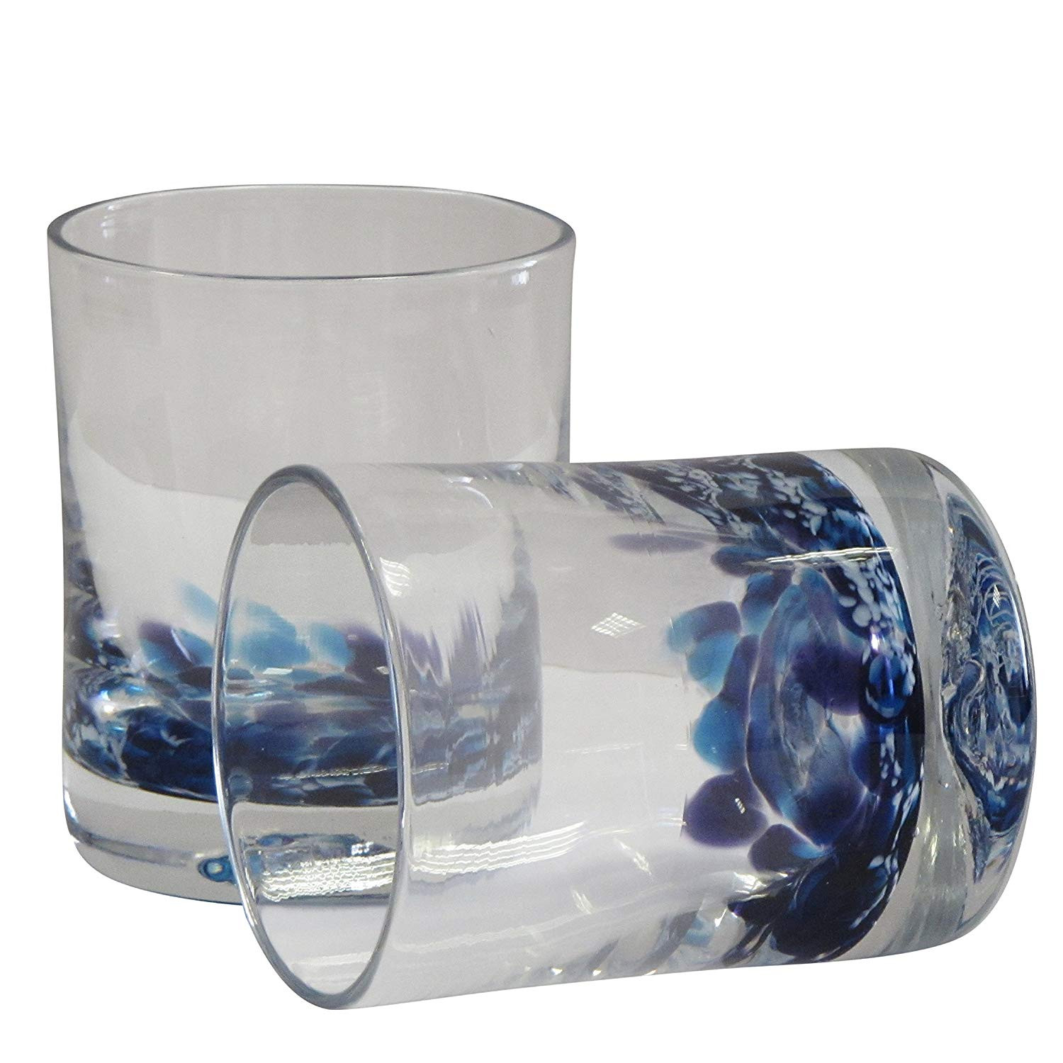 libbey 6 inch cylinder vase of amazon com irish handmade whiskey scotch glasses by jerpoint throughout amazon com irish handmade whiskey scotch glasses by jerpoint glass studios ireland set of two hand blown heavy base glass tumblers blue heather