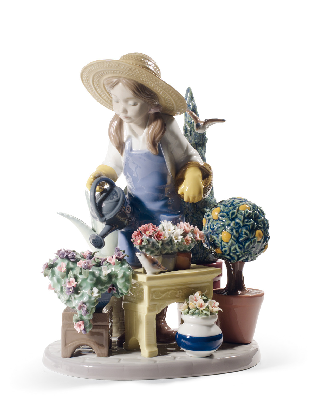 15 Spectacular Lladro Vase Flowers 2024 free download lladro vase flowers of in my garden girl figurine with regard to 01008663