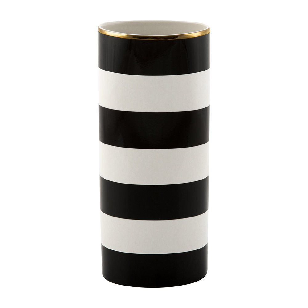 mackenzie childs vase of buy kate spade new york everdone lane black white stripe vase amara for next