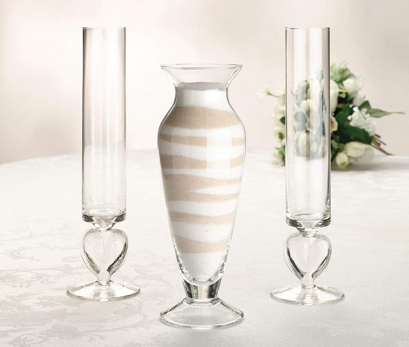 marquis by waterford sheridan flared 11 inch vase of amazon com lillian rose unity sand ceremony wedding vase set home for amazon com lillian rose unity sand ceremony wedding vase set home kitchen