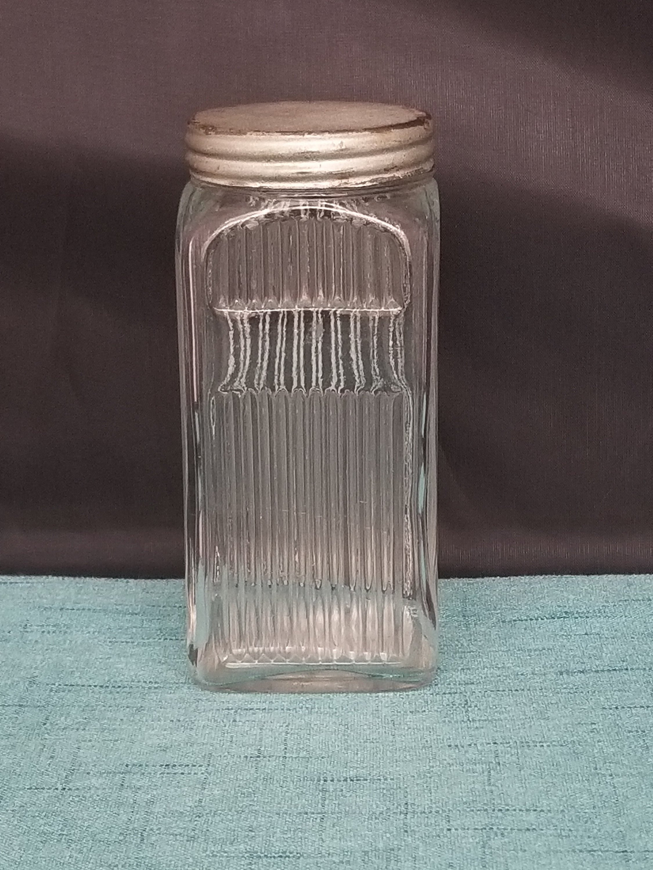mason jar vase on wood of 1920s hoosier cabinet napenee spice jar with aluminum lid etsy inside dzoom