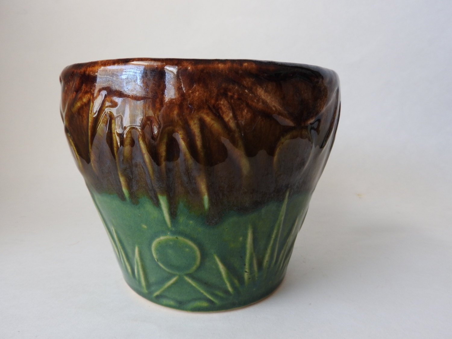 12 Elegant Mccoy Pottery Flower Vases 2024 free download mccoy pottery flower vases of vintage atomic style sun and moon patterned roseville etsy in dc29fc294c28ezoom