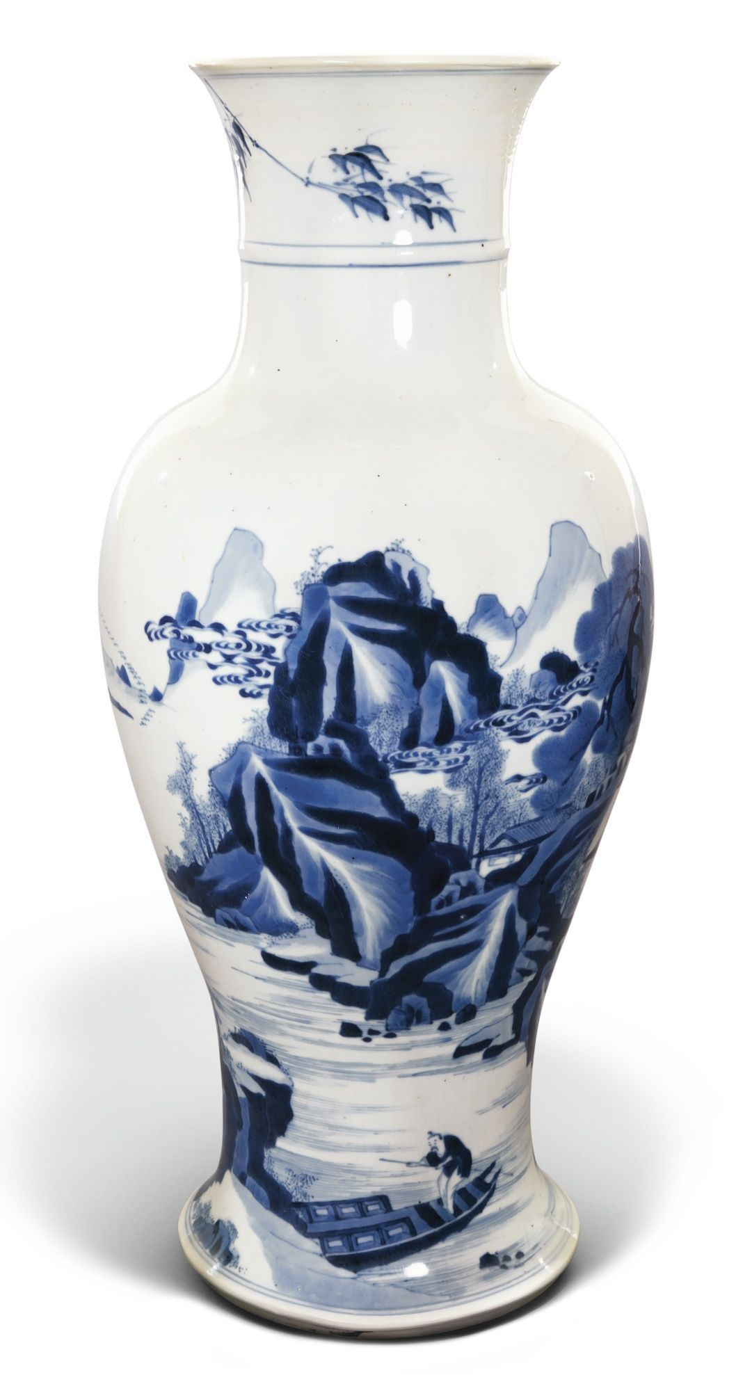 mccoy white vase of 32 wide mouth vase the weekly world inside a large blue and white baluster vase qing dynasty kangxi period