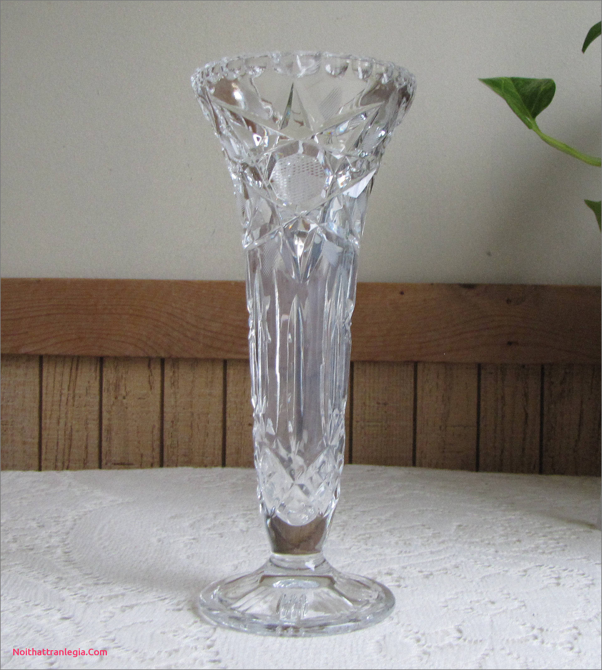Mercury Glass Footed Vase Of 20 Cut Glass Antique Vase Noithattranlegia Vases Design Regarding Crystal Vase Cut Glass Flower Vase Etched Waffle and Stars Footed Vintage Vases and Florist Ware