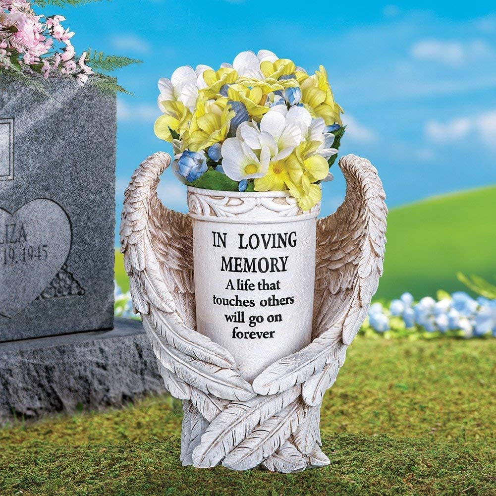 30 Recommended Metal Flower Vases for Graves 2024 free download metal flower vases for graves of amazon com collections etc angel wings memorial vase garden decor pertaining to amazon com collections etc angel wings memorial vase garden decor yard stake 