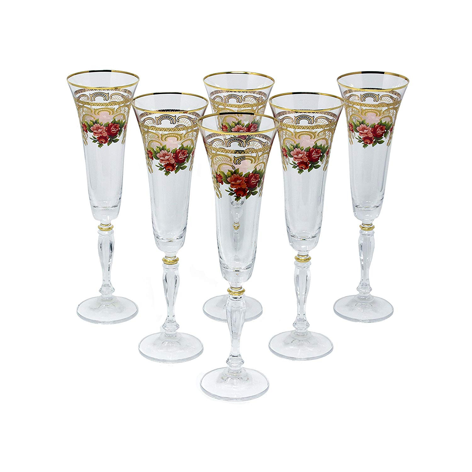 20 attractive Mikasa Florale Crystal Vase 2022 free download mikasa florale crystal vase of amazon com glazze crystal aly 081 gl champagne flute gold floral inside amazon com glazze crystal aly 081 gl champagne flute gold floral champagne glasses