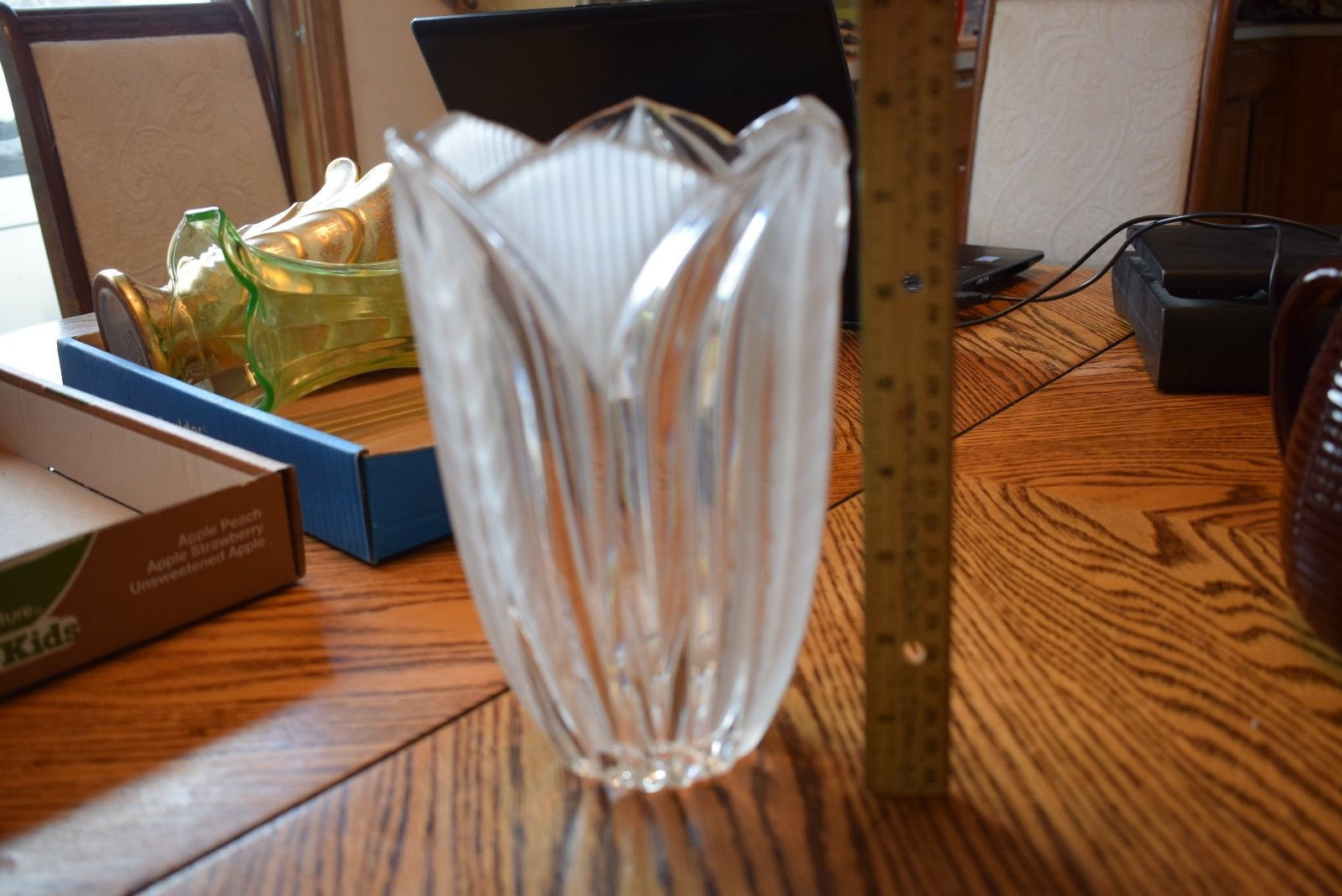 mikasa florale crystal vase of mikasa frost crystal vase pattern unknown tulip style 12 00 throughout mikasa frost crystal vase pattern unknown tulip style 1 of 1only 1 available