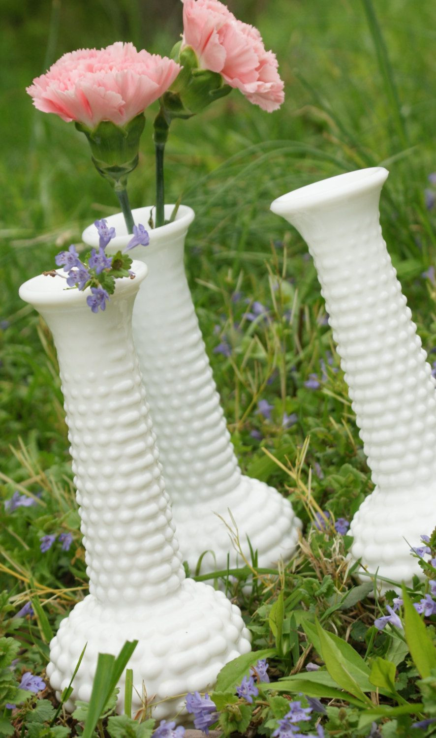 10 Popular Milk Vases for Centerpieces 2022 free download milk vases for centerpieces of vintage milk glass group bud vases white hobnail by daydreamingkat regarding vintage milk glass group bud vases white hobnail by daydreamingkat 17 95