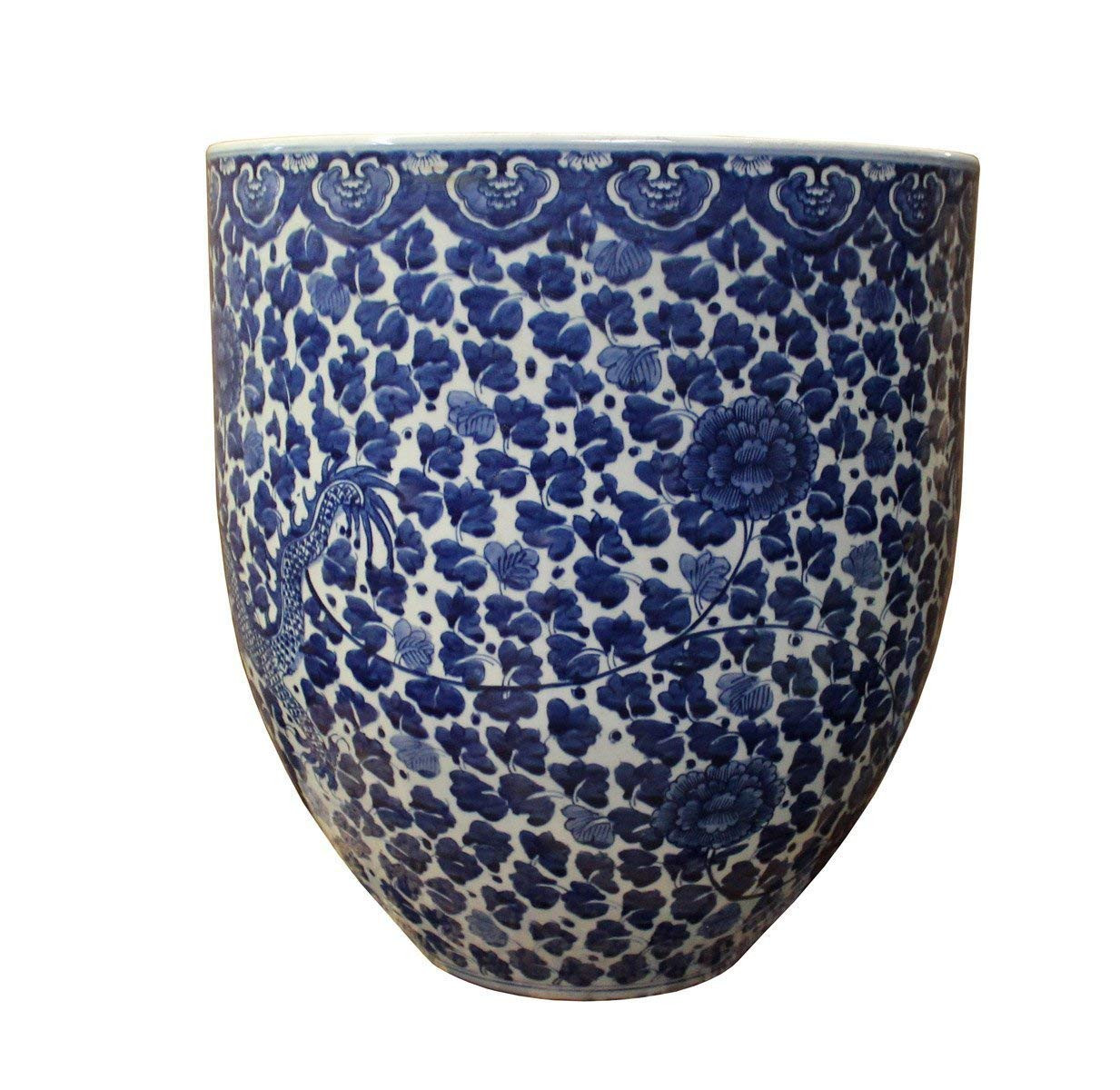 12 Spectacular Ming Dynasty Blue and White Vase 2024 free download ming dynasty blue and white vase of amazon com chinese blue white dragon flower porcelain pot vase inside amazon com chinese blue white dragon flower porcelain pot vase acs2388 home kitchen