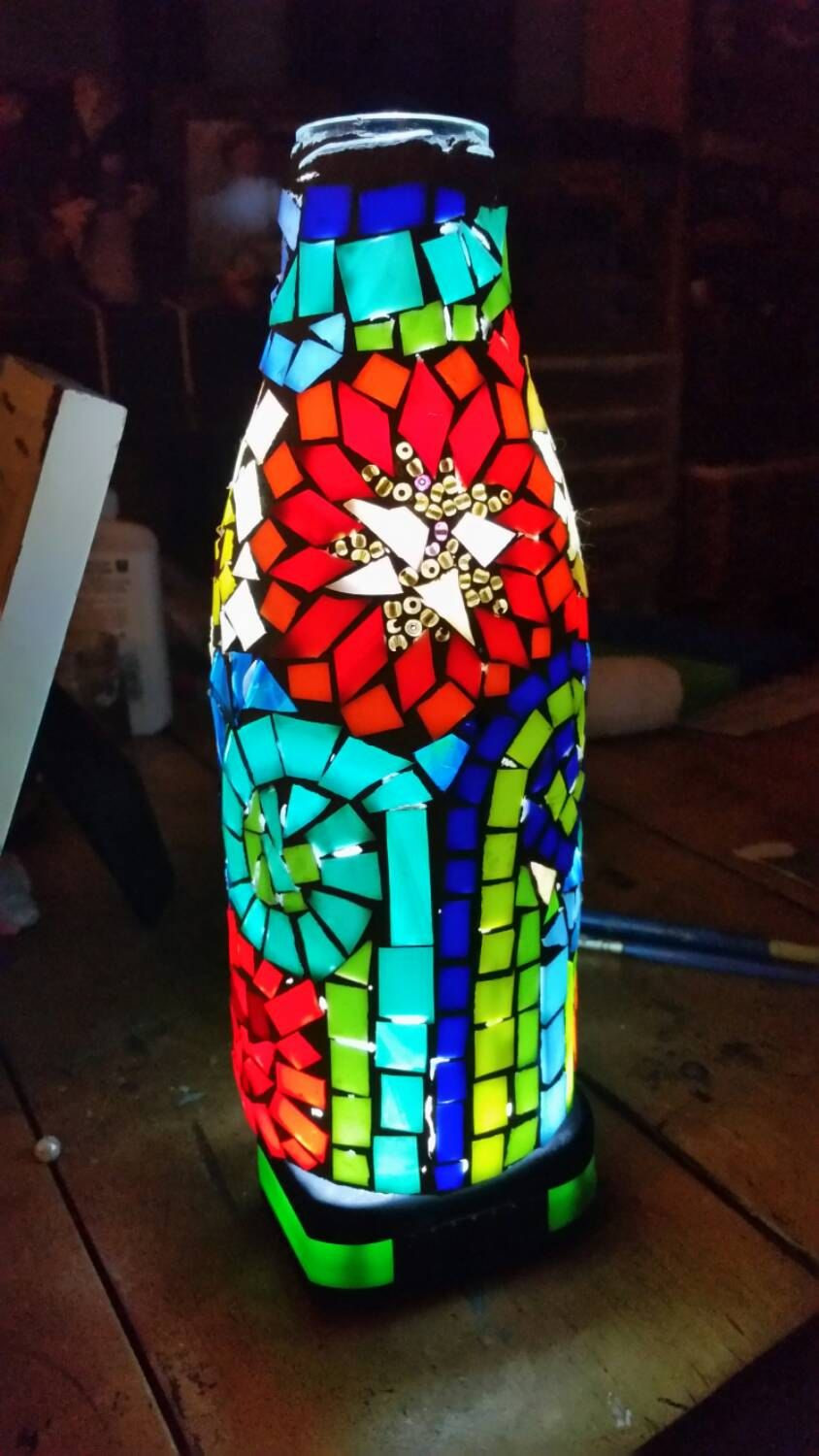 29 Spectacular Mosaic Glass Vase 2024 free download mosaic glass vase of valentine mom gift mosaic flower vase 2 home decor stain glass with regard to a personal favorite from my etsy shop https www etsy com