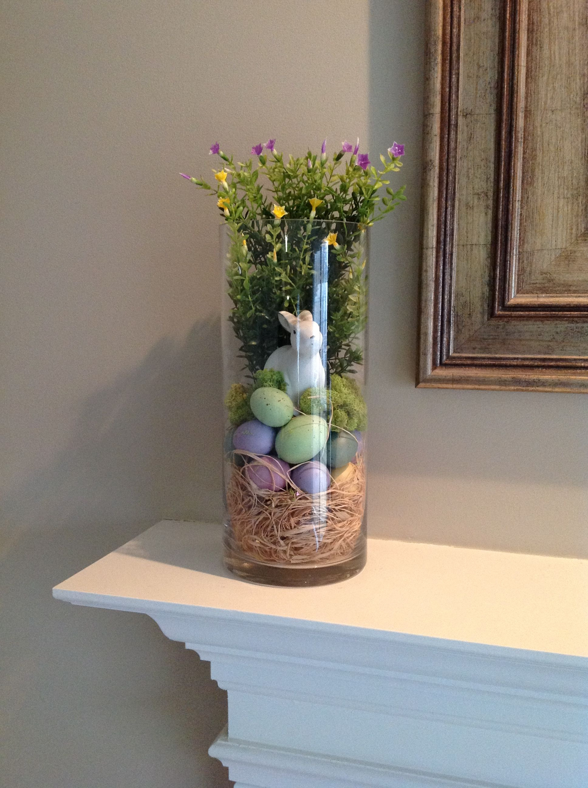 most expensive vase ever sold of hurricane glass vase filler for spring and easter on the mantel with hurricane glass vase filler for spring and easter on the mantel lori lubker pin easter hurricane rabbit