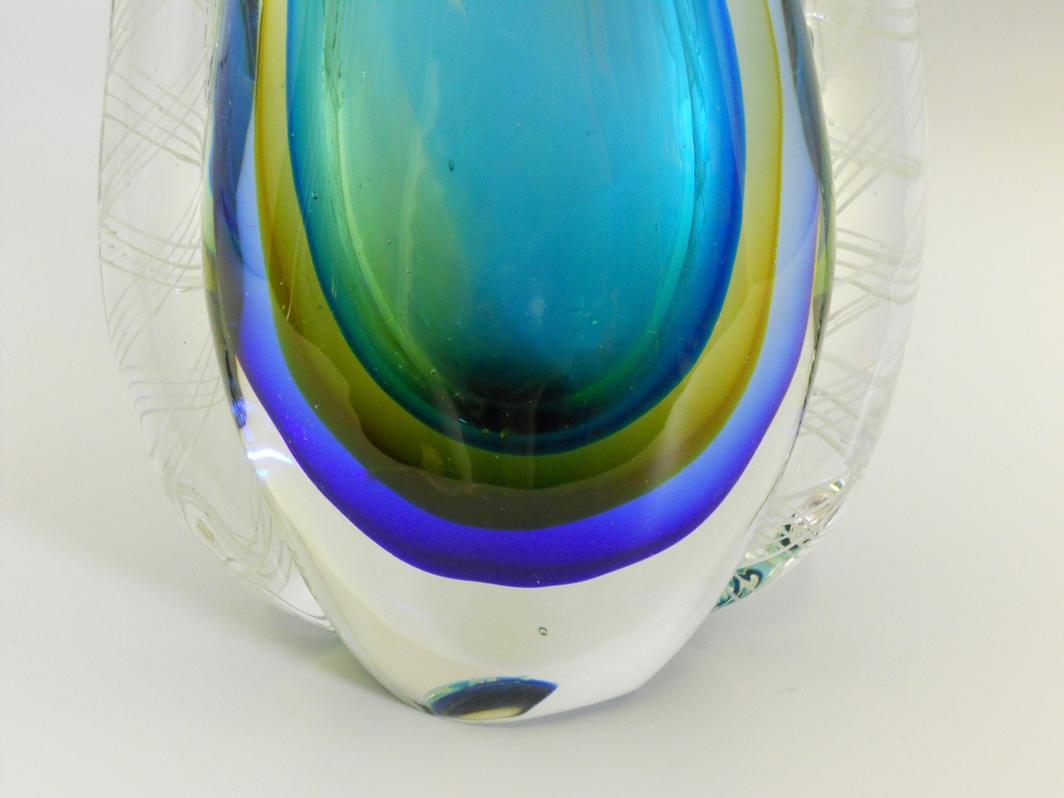 13 Nice Murano Blue Glass Vase 2024 free download murano blue glass vase of murano sommerso 4 layer coloured glass circa 20 century regarding murano sommerso 4 layer coloured glass circa 20 century collectors weekly
