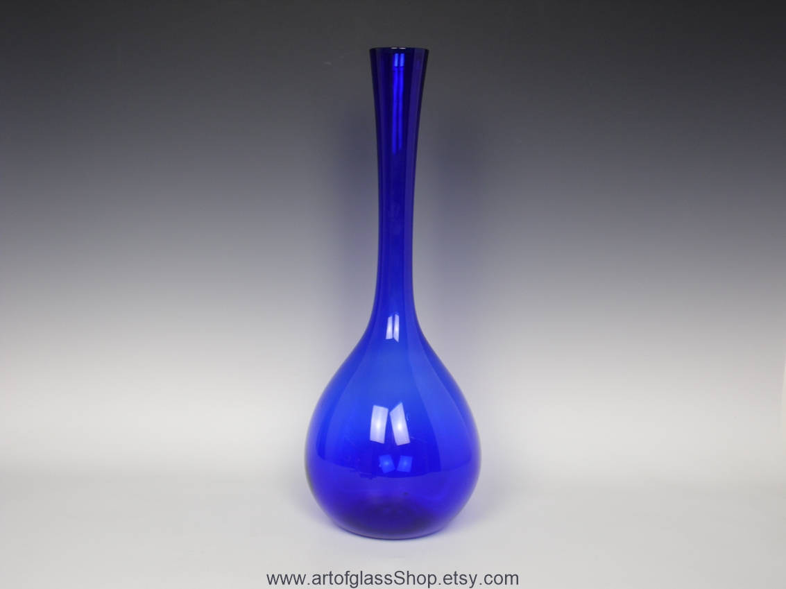 13 Nice Murano Blue Glass Vase 2024 free download murano blue glass vase of swedish 19 75 tall cobalt blue glass bottle vase etsy with dc29fc294c28ezoom