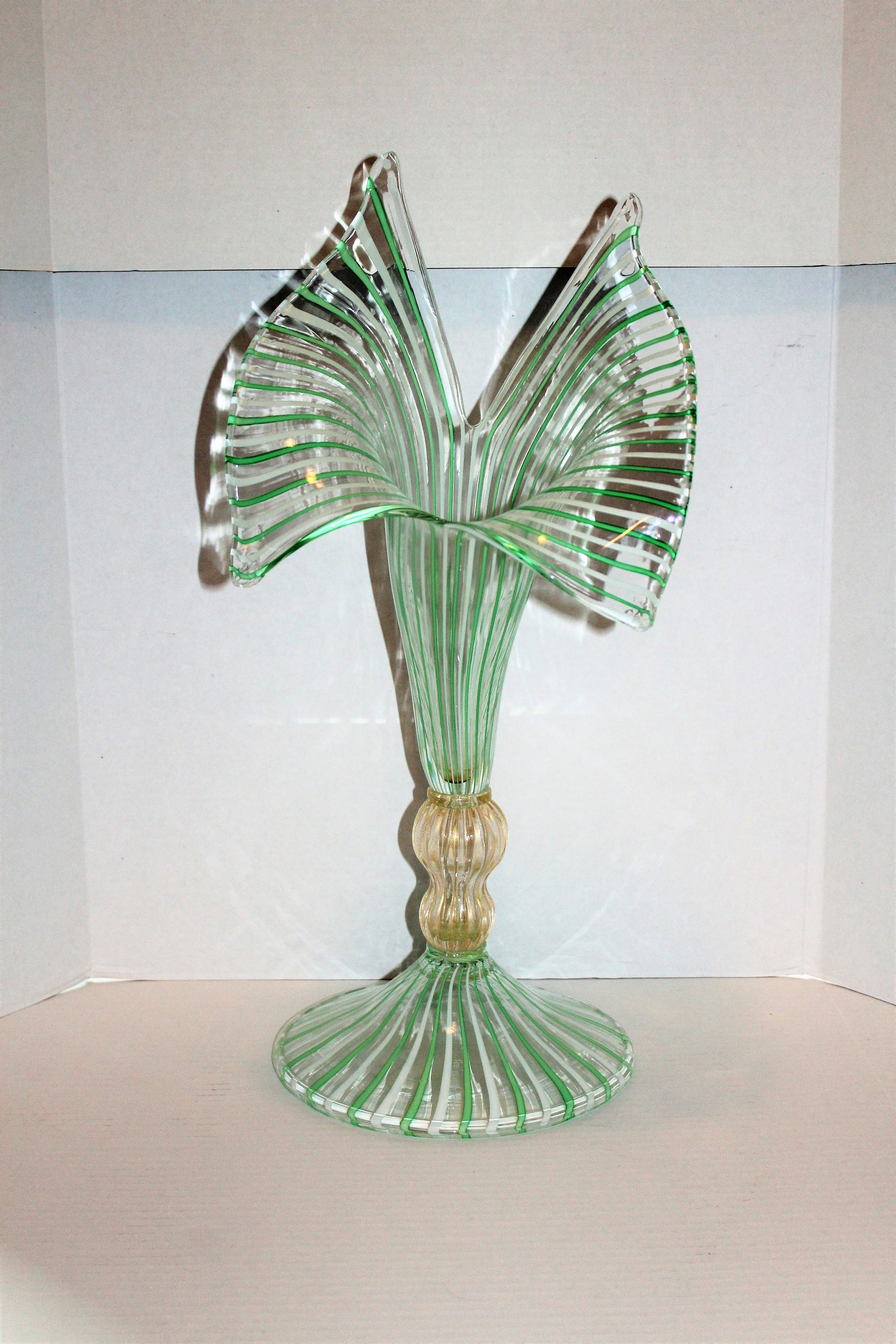 30 Unique Murano Glass Vase Signed 2024 free download murano glass vase signed of la murrina art glass vase large 22 5 vintage striped etsy for image 0 image 1
