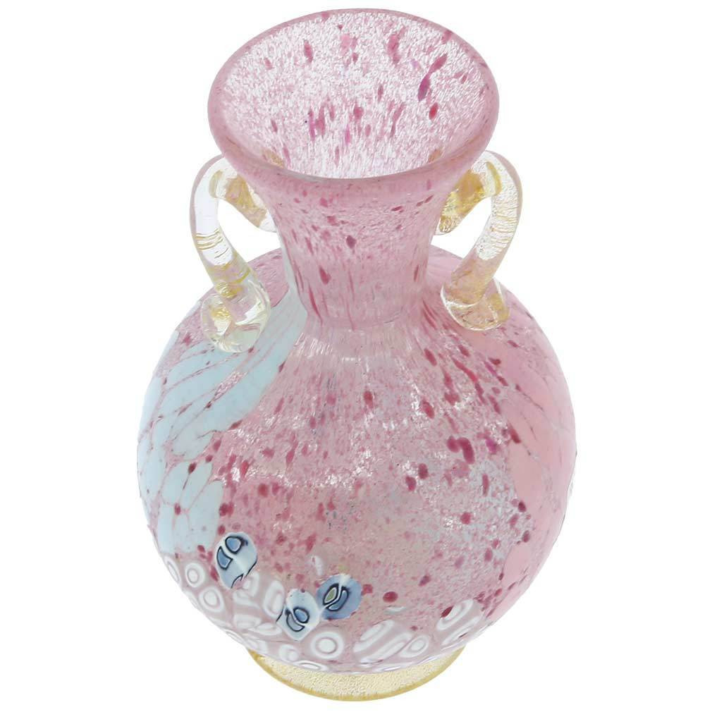 24 Recommended Murano Italy Glass Vase 2023 free download murano italy glass vase of glassofvenice murano glass millefiori vase with golden handles throughout norton secured powered by verisign