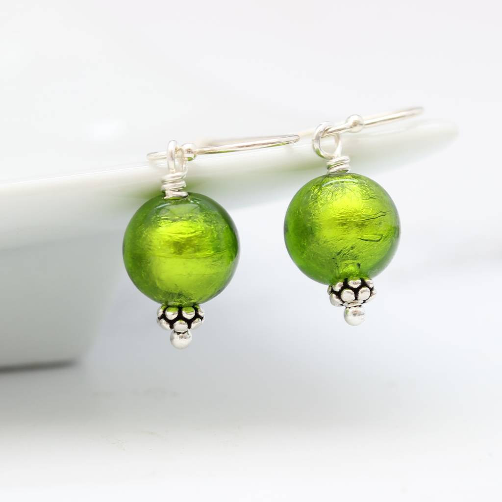 23 attractive Murano Vase Value 2024 free download murano vase value of round murano glass earrings by bish bosh becca notonthehighstreet com with lime green
