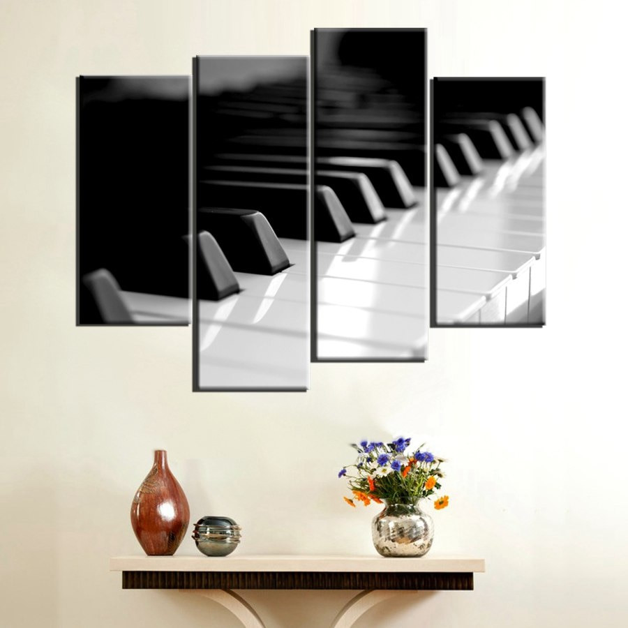27 Unique Music Note Vase 2024 free download music note vase of black and white piano keyboard wall art painting the picture print in note as the lighting effects the objects maybe a little different to pictures this painting is printe