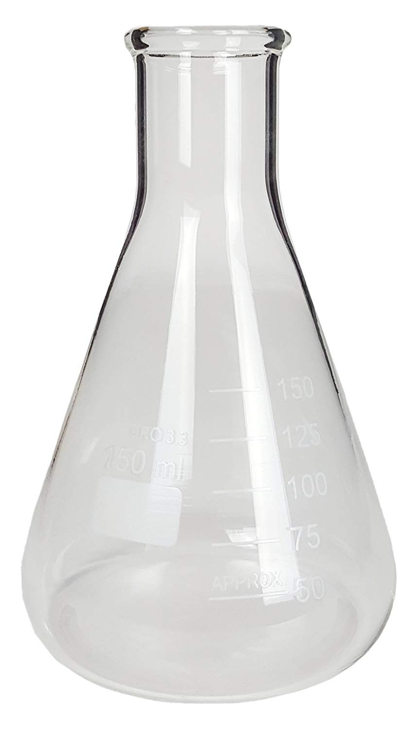 Narrow Neck Glass Vase Of Gsc International Ef150 Glass Gsc Erlenmeyer Flask 150 Ml with with Gsc International Ef150 Glass Gsc Erlenmeyer Flask 150 Ml with Graduations Borosilicate Glass 5 0721 Fl Oz Capacity Amazon Com Industrial