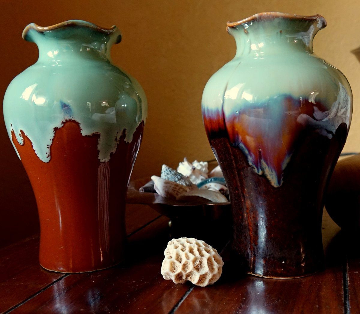 27 Stunning Niloak Pottery Vase 2024 free download niloak pottery vase of pottery vases set of 2 handmade in vietnam teal and brown decor with pottery vases set of 2 handmade in vietnam teal and brown decor flower vases drip glaze set of ruf