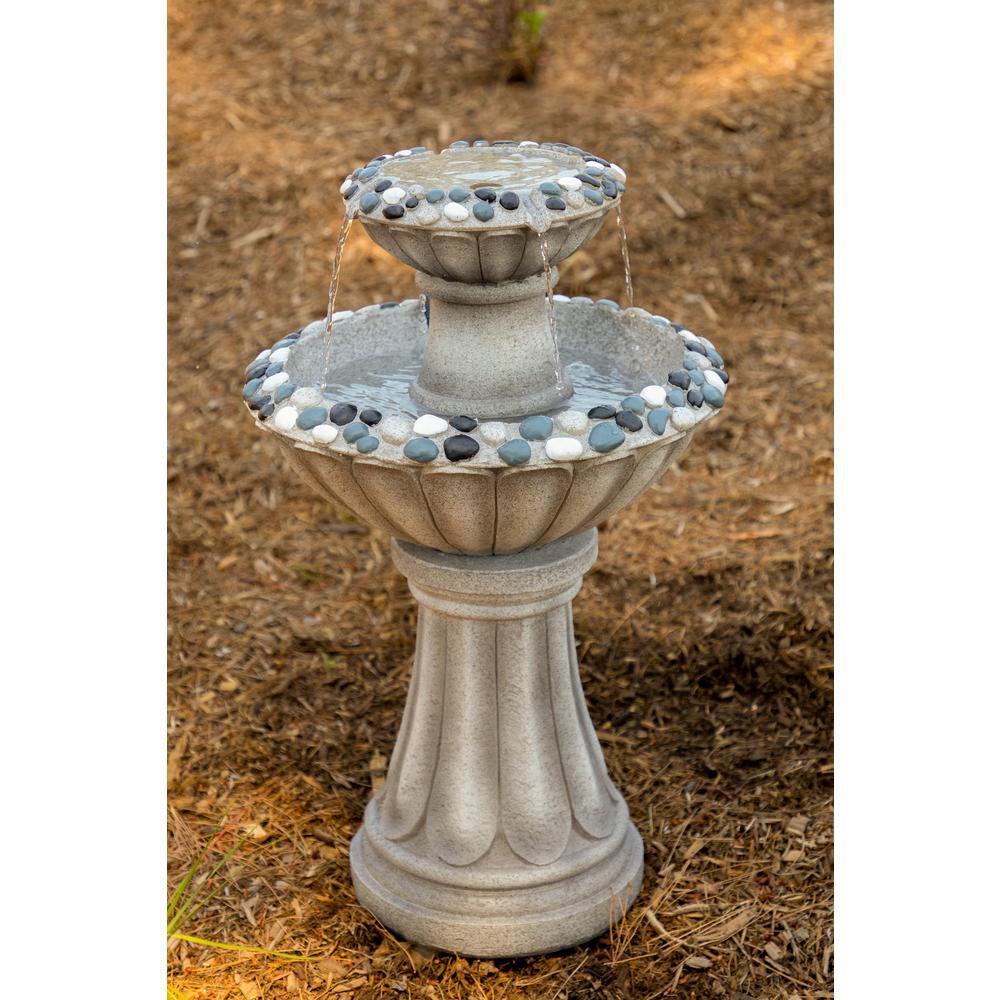 26 Perfect Outdoor Ceramic Vase Fountain 2022 free download outdoor ceramic vase fountain of ceramic fountains outdoor decor the home depot with regard to tall grey 2 tier pedestal fountain
