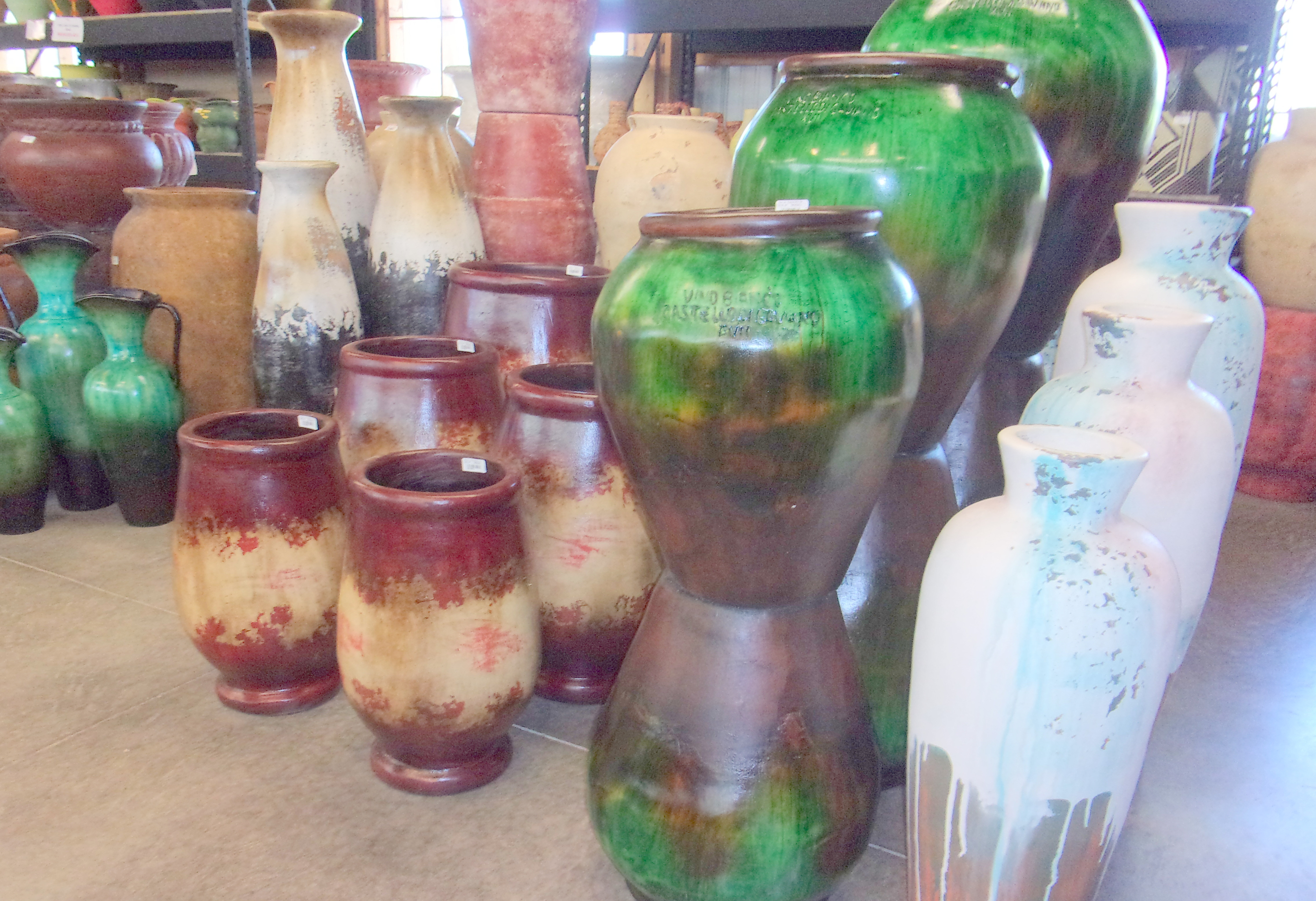Oversized Recycled Glass Vases Of Zanesville Pottery Your Exclusive Pottery Retailer Inside Extensive Container Selection
