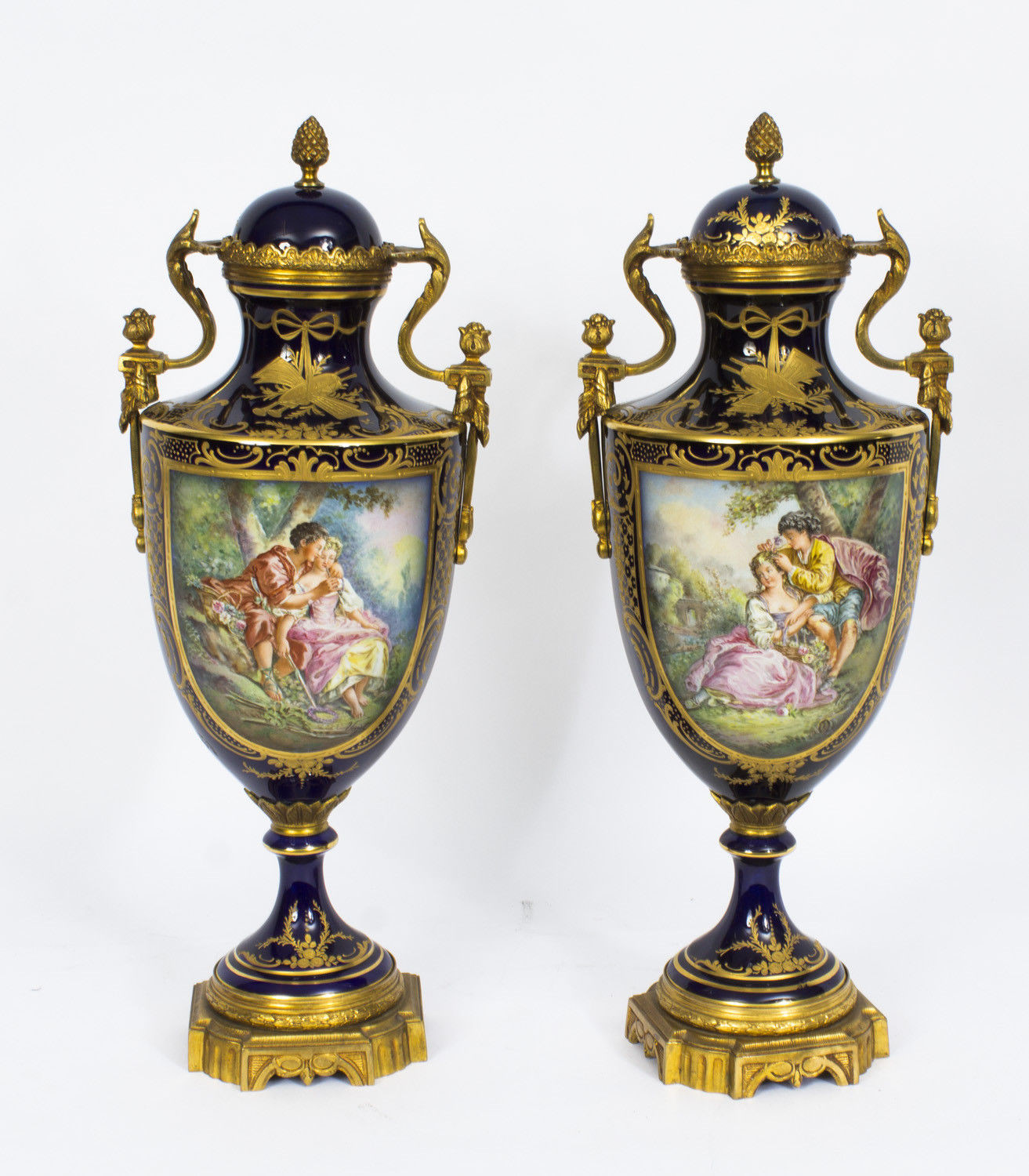 28 Great Pair Of Chinese Cloisonne Vases 2024 free download pair of chinese cloisonne vases of antique pair ormolu mounted sevres style lidded urns vases c1910 intended for antique pair ormolu mounted sevres style lidded urns vases c1910 1 of 1only 1