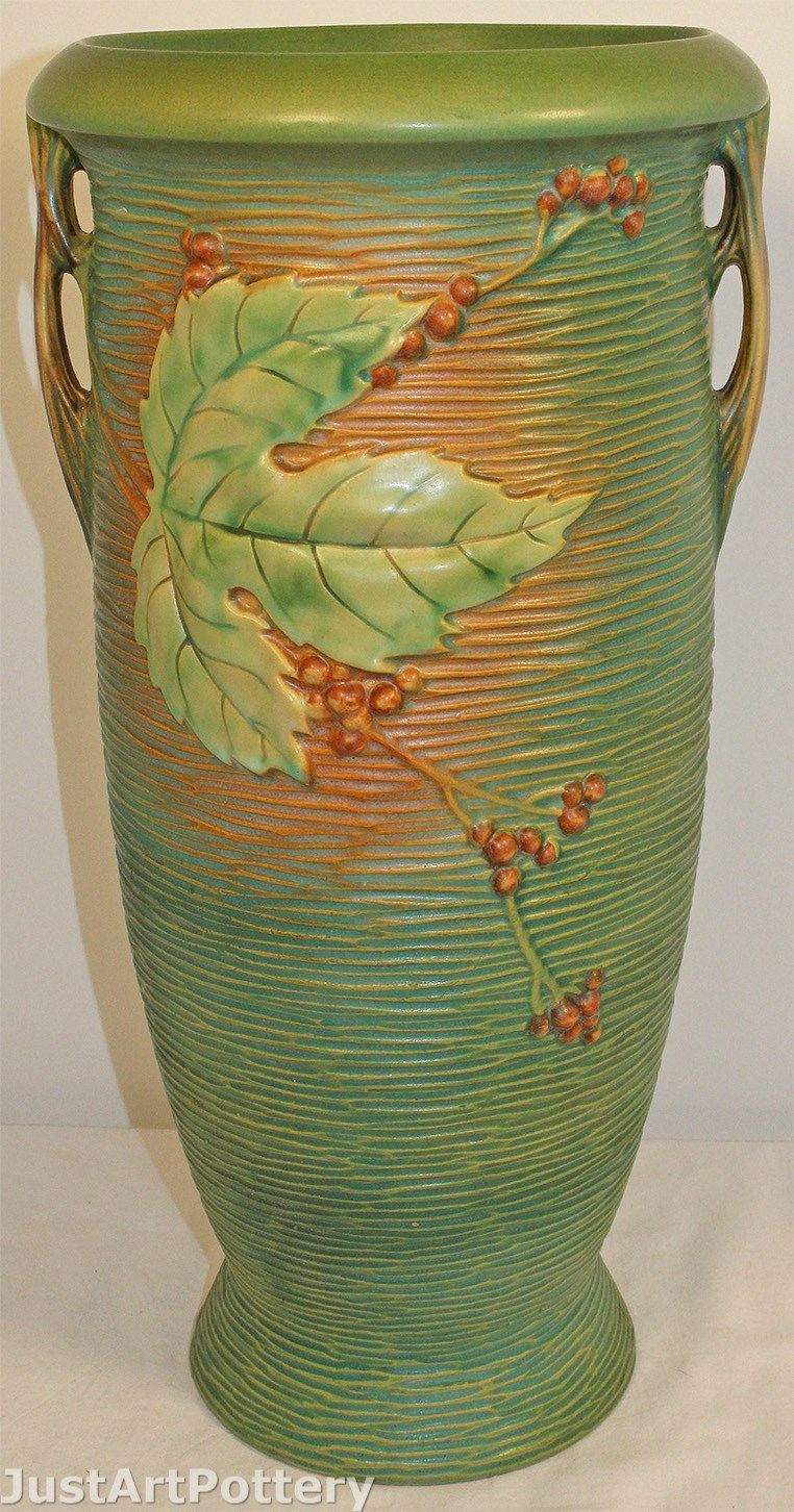 pedestal stands for vases of roseville pottery bushberry green umbrella stand 779 20 from just for roseville pottery bushberry green umbrella stand 779 20 from just art pottery