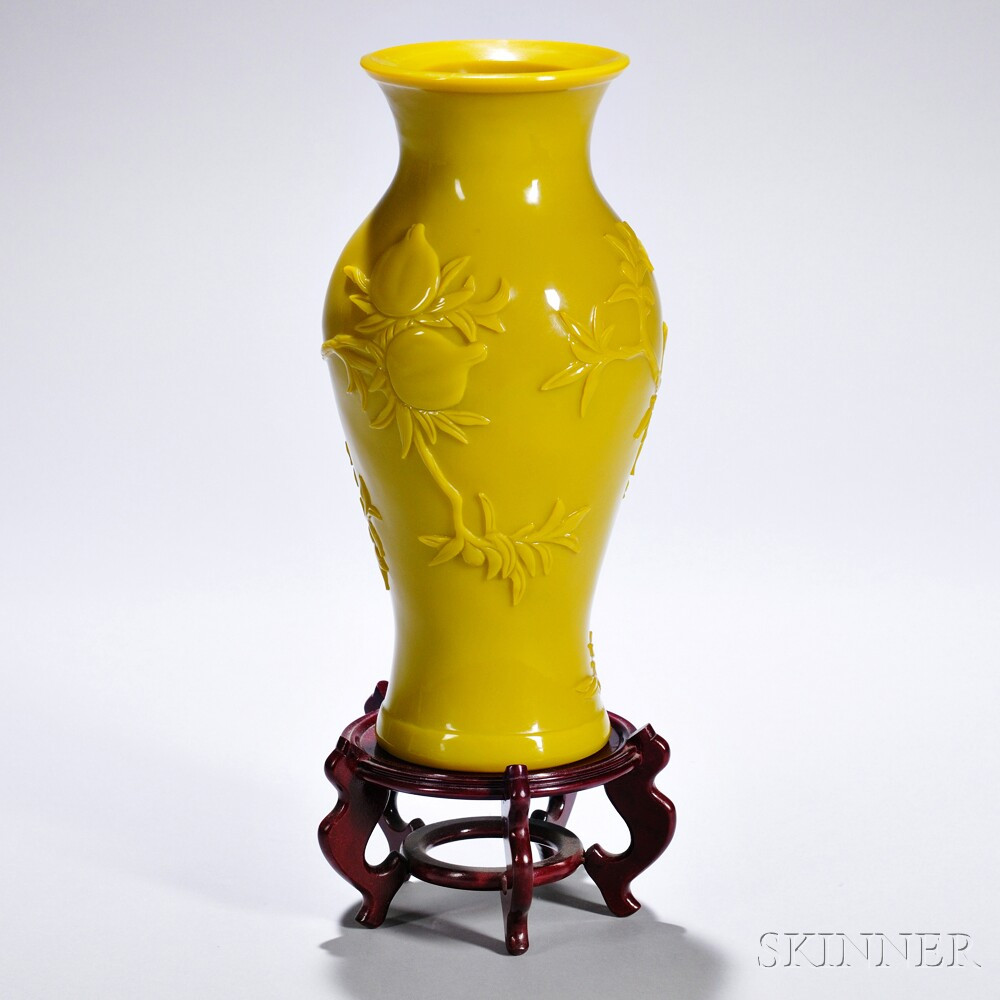 30 Lovable Peking Glass Vase for Sale 2024 free download peking glass vase for sale of monochrome yellow peking glass vase sale number 3009t lot number pertaining to monochrome yellow peking glass vase