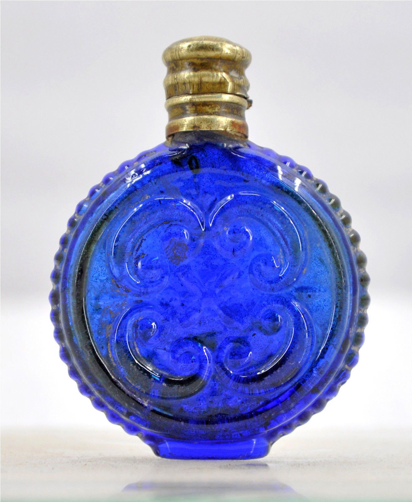 28 Spectacular Perfume Bottle Vase 2024 free download perfume bottle vase of 1850s antique hand crafted blue glass perfume bottle brass bottles with 1850s antique hand crafted blue glass perfume bottle brass