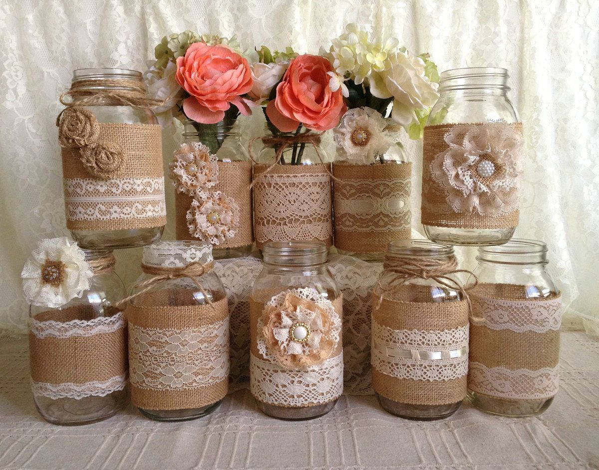 28 Spectacular Perfume Bottle Vase 2024 free download perfume bottle vase of decorative jars and vases collection 10x rustic burlap and lace intended for 10x rustic burlap and lace covered mason jar vases wedding