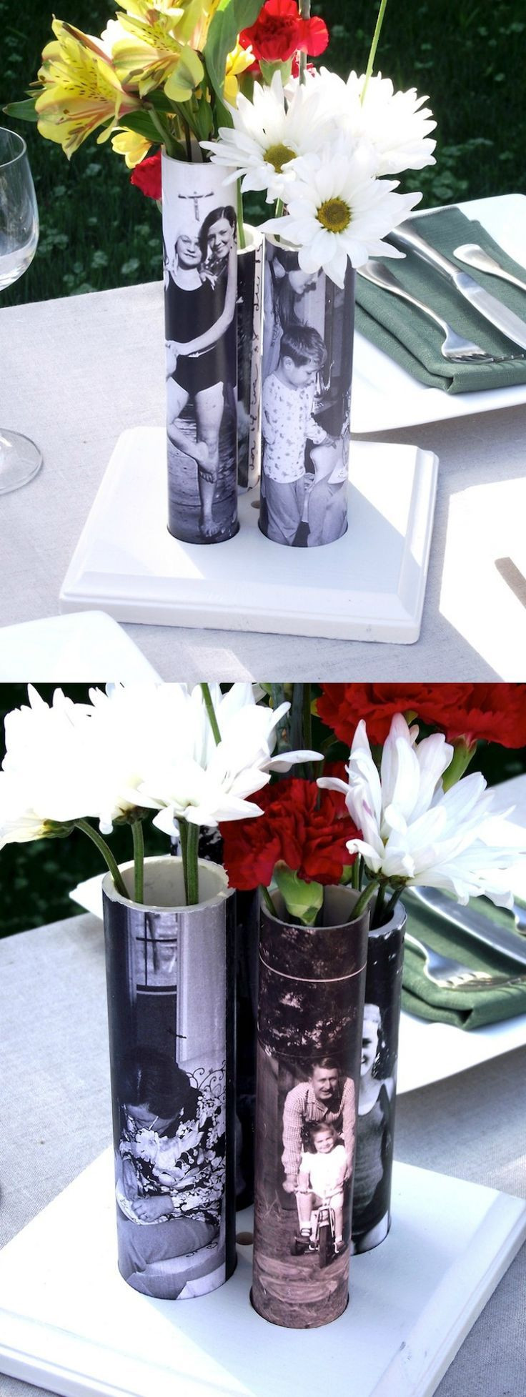 29 Great Personalized Flower Vase Photo 2024 free download personalized flower vase photo of mothers day photo vases from pvc pipe pvc pipe pipes and craft regarding you wont believe this genius mothers day craft idea david makes a diy vase out of p